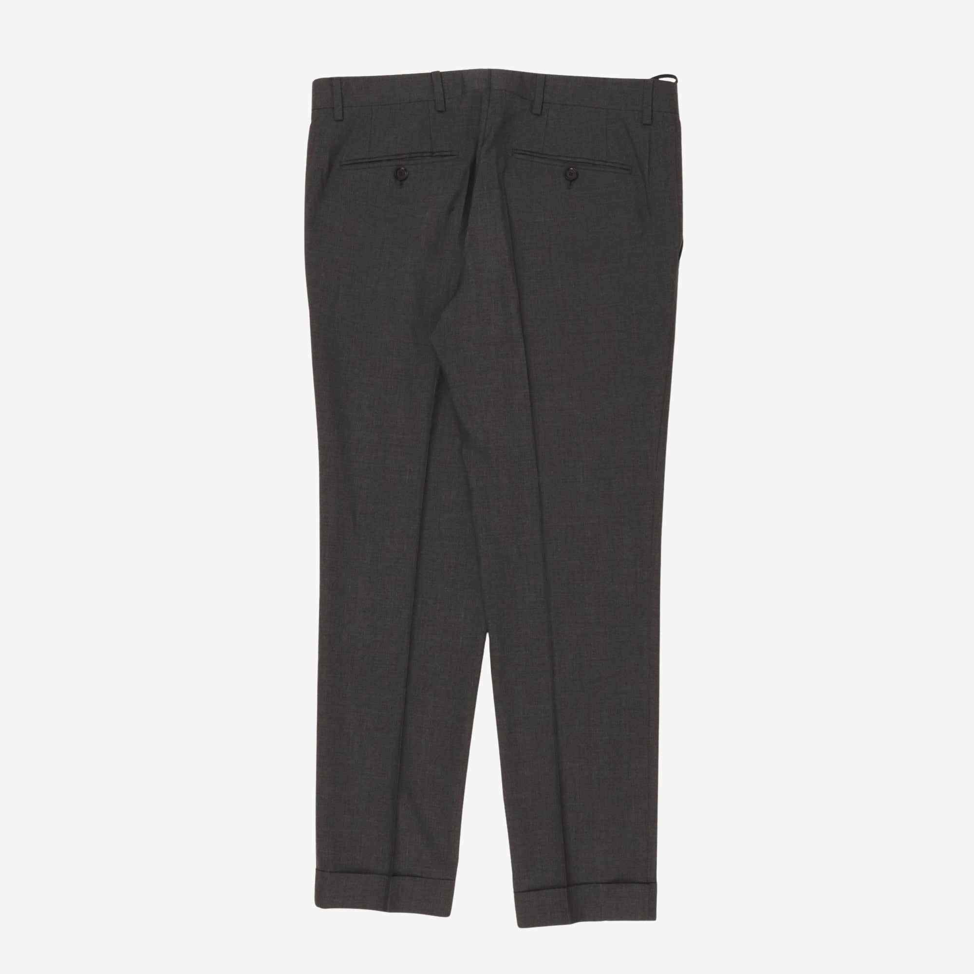 Cashmere Pleated Trousers