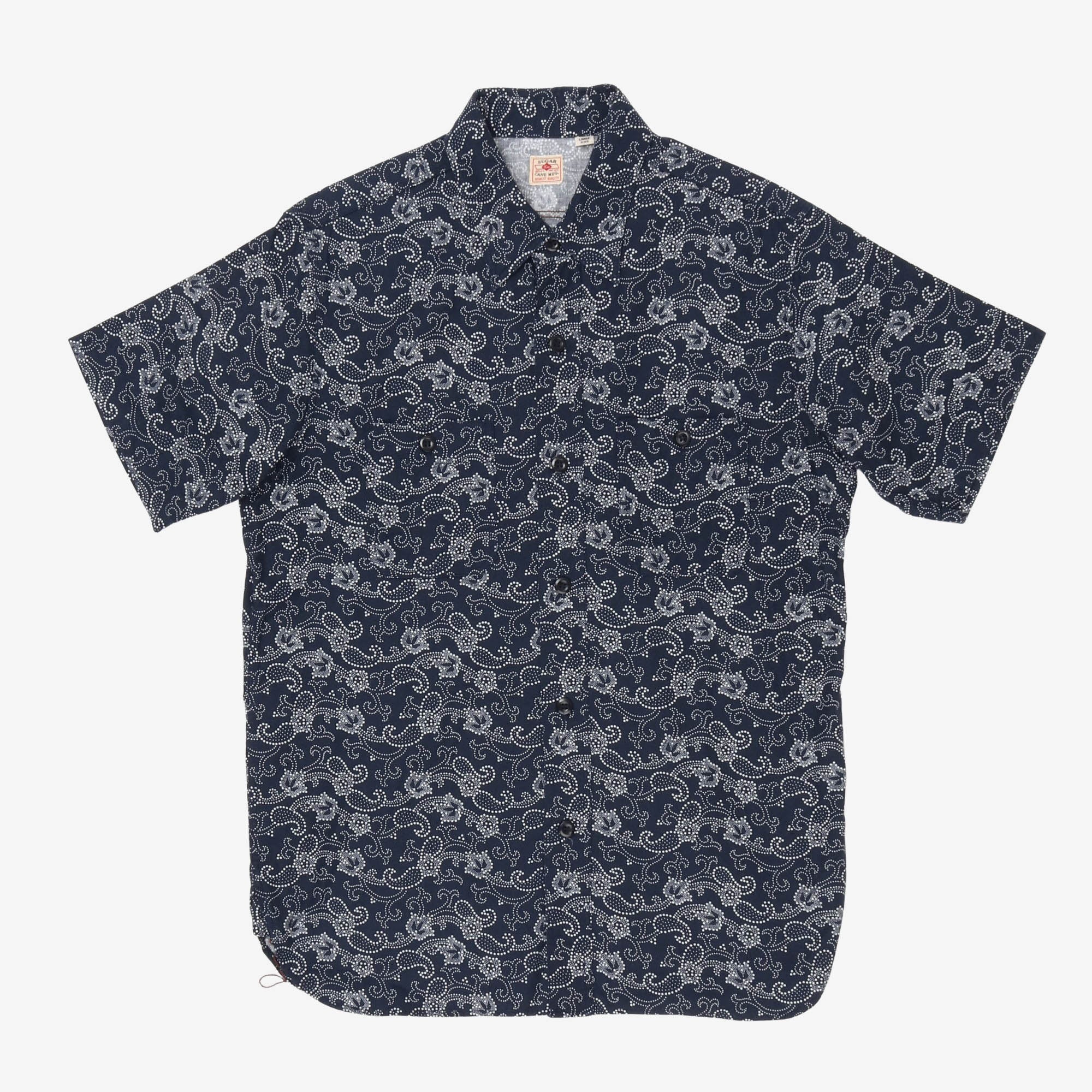 SS Paisley Print Work Shirt