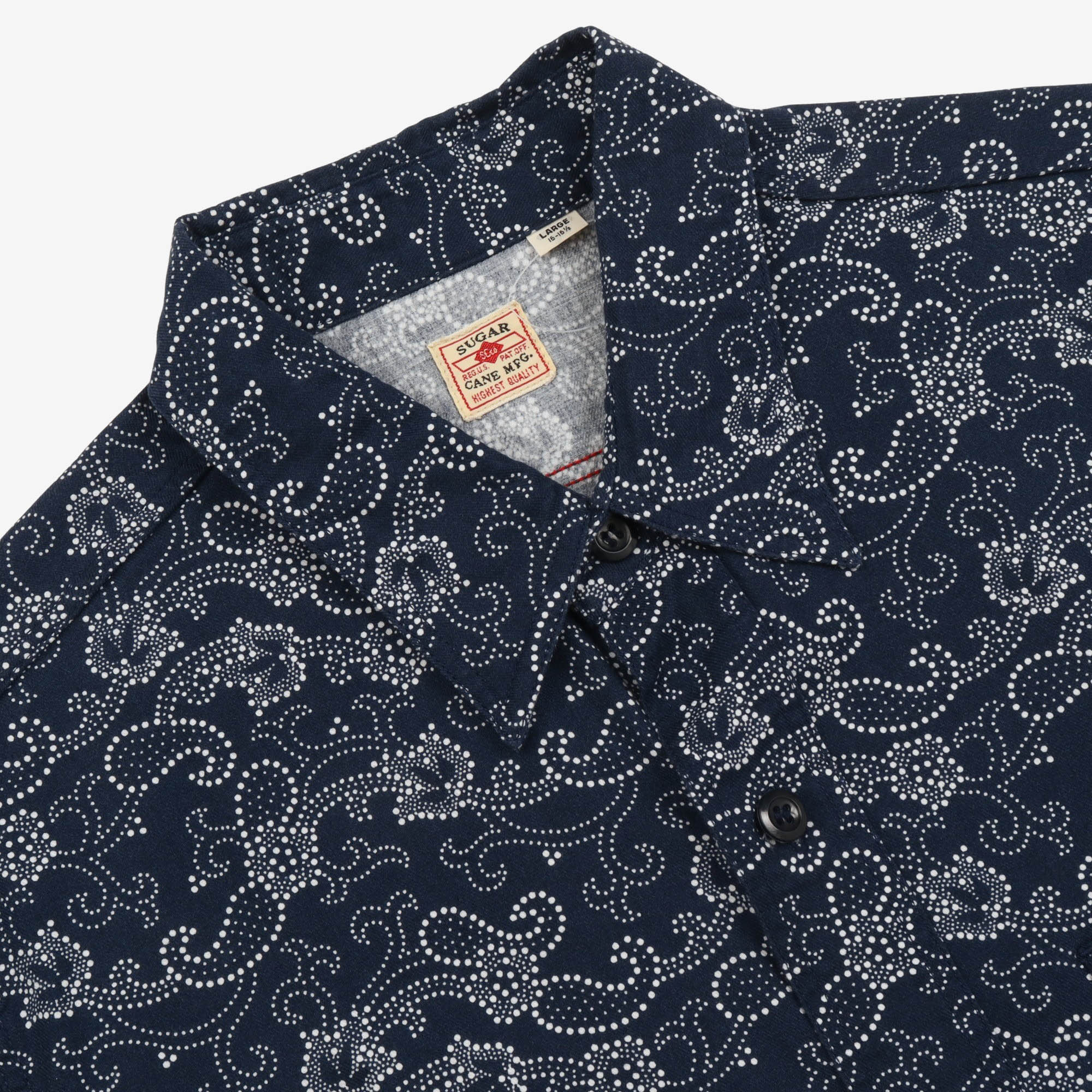 SS Paisley Print Work Shirt