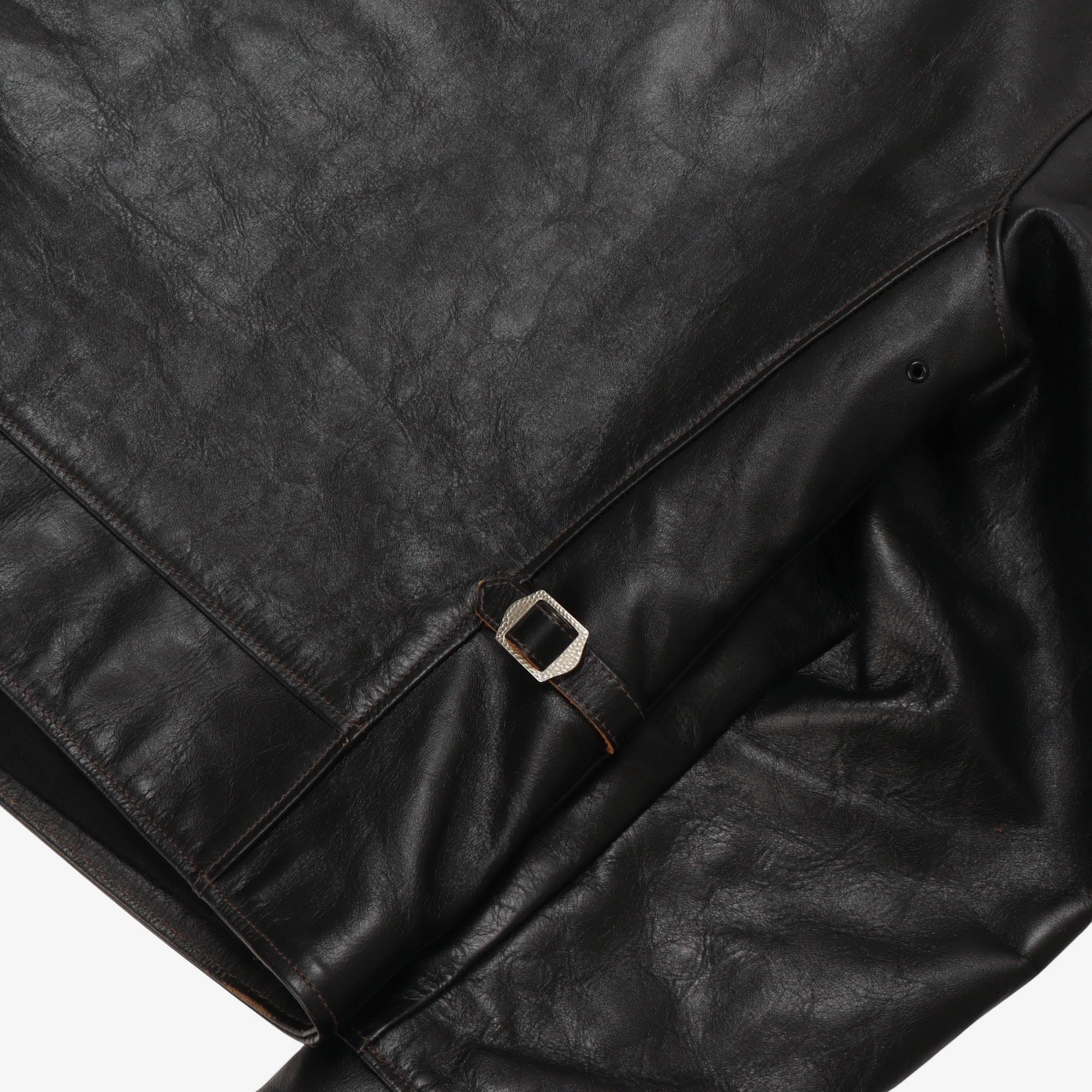 30s Leather Sports Jacket