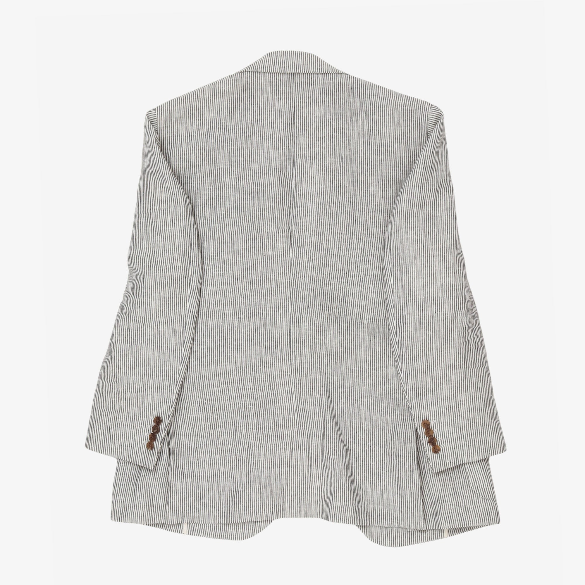 Striped Linen Blazer