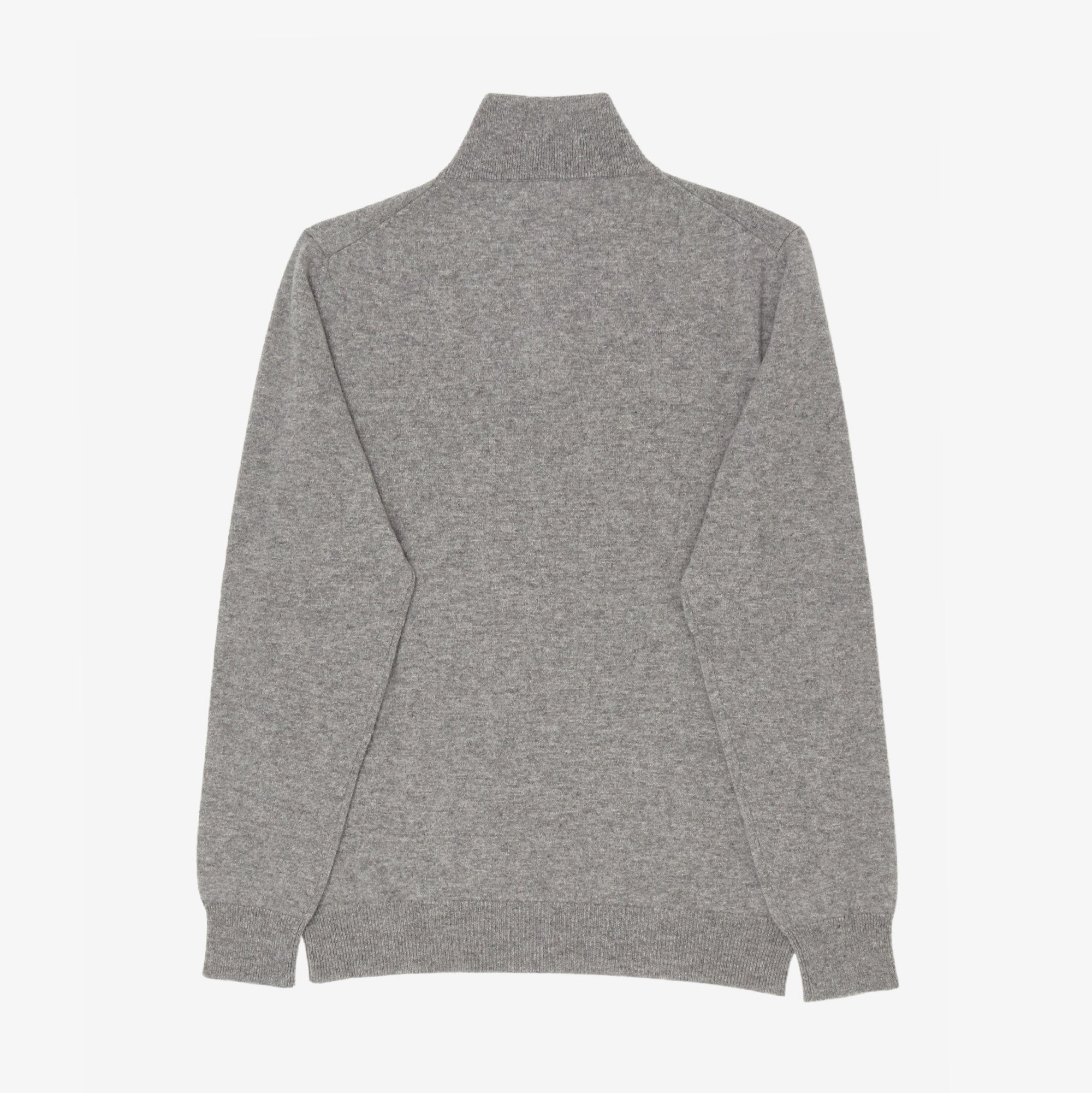 2-Ply Cashmere Quarter Zip Sweater