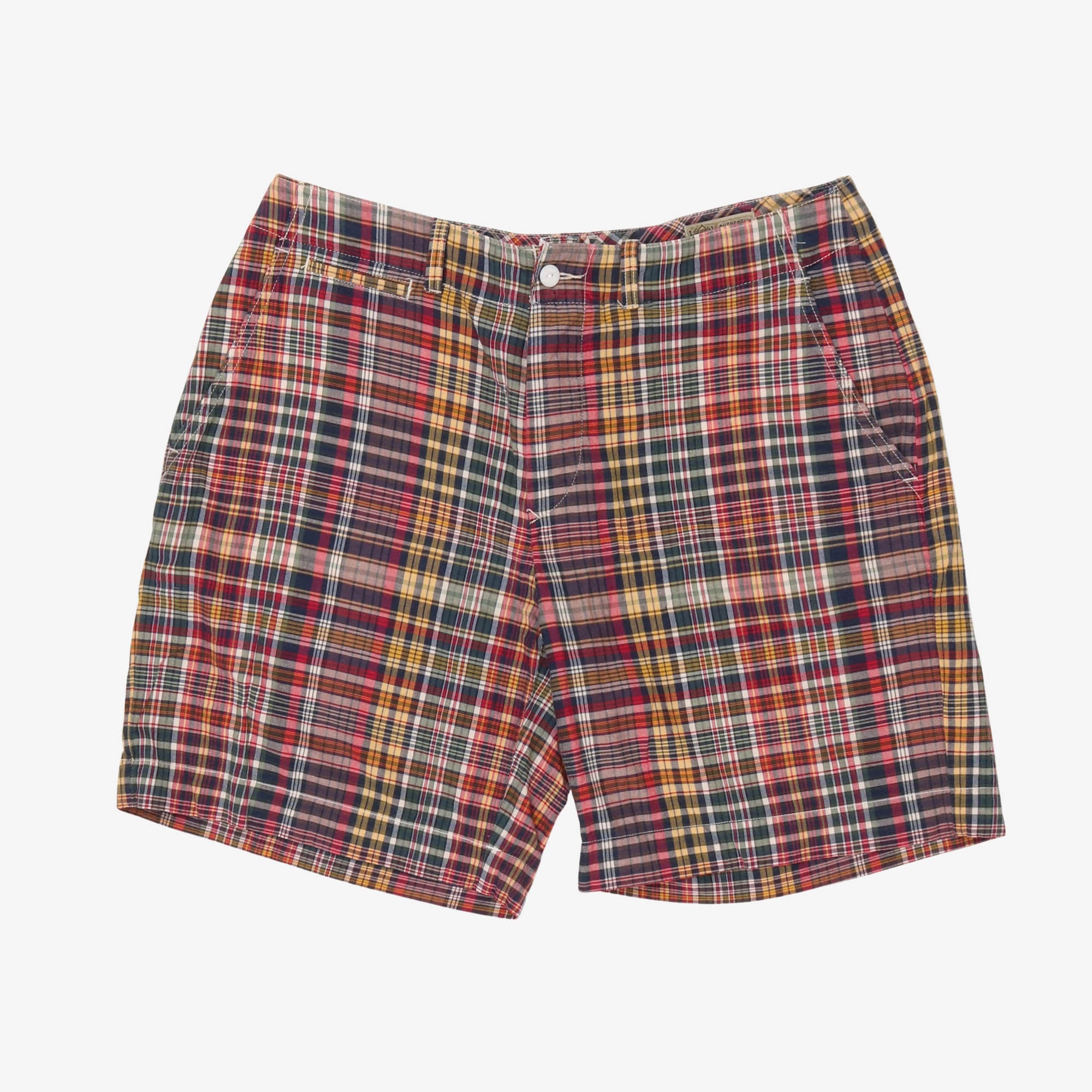 Madras Chino Shorts