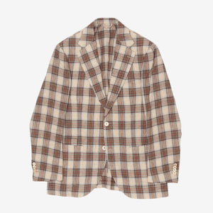 Linen Check Blazer