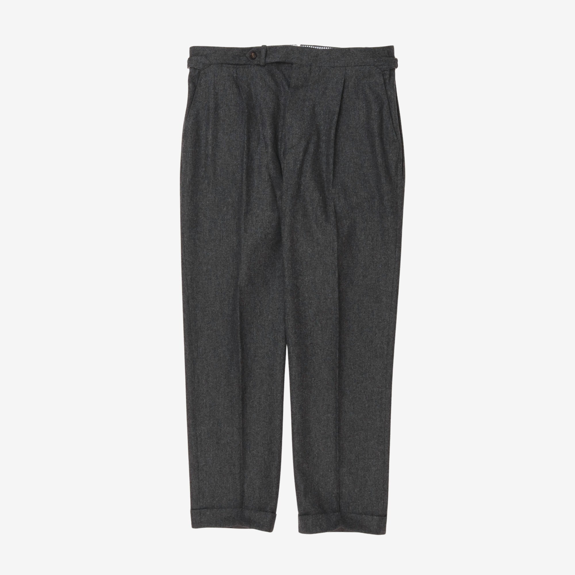 Wool Pleated Trouser (36W x 30L)