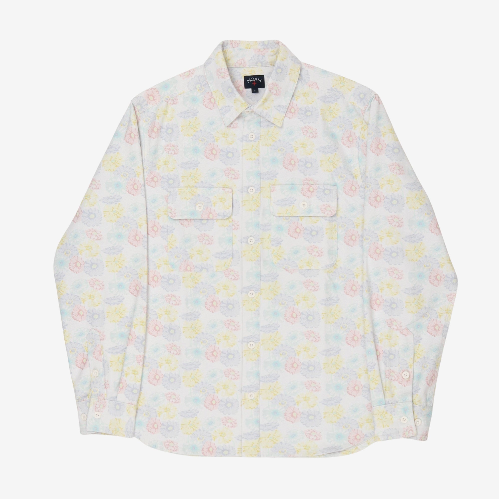 Floral Print Work Shirt