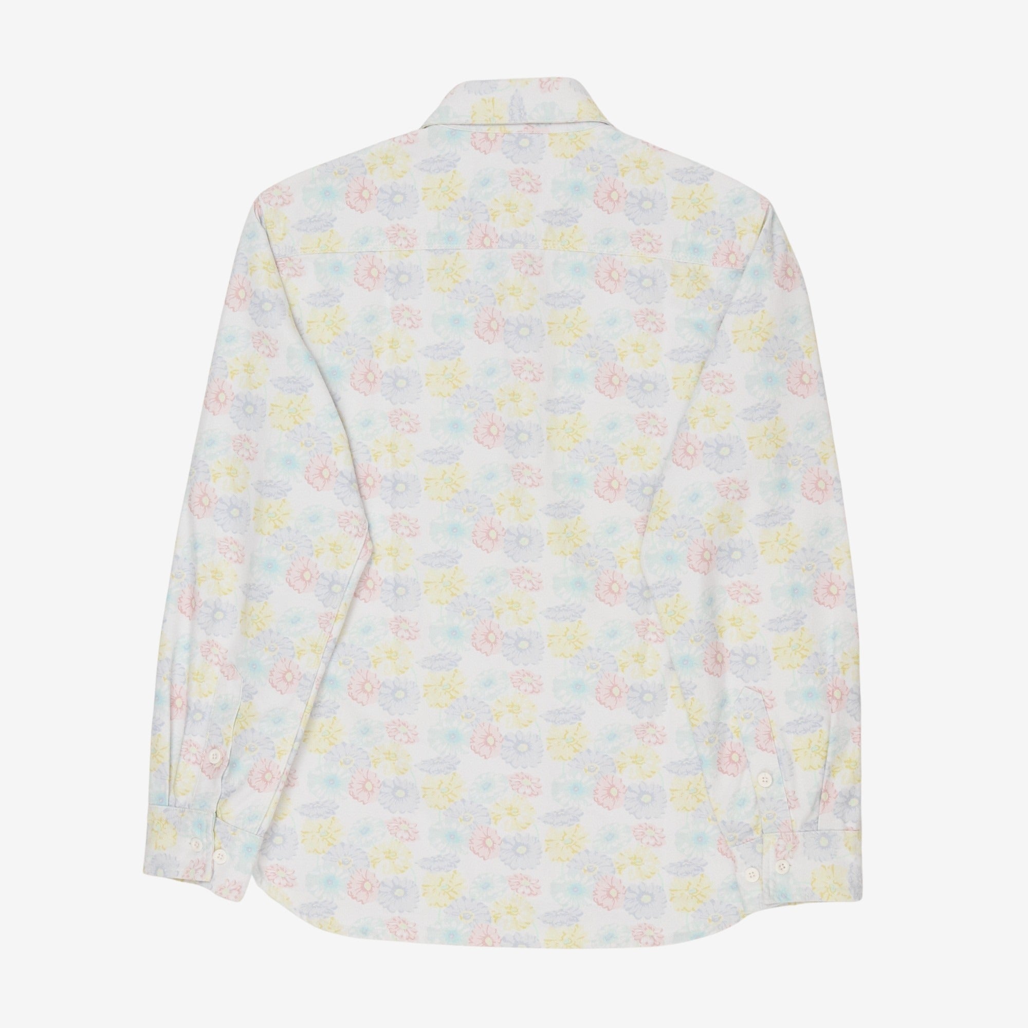 Floral Print Work Shirt