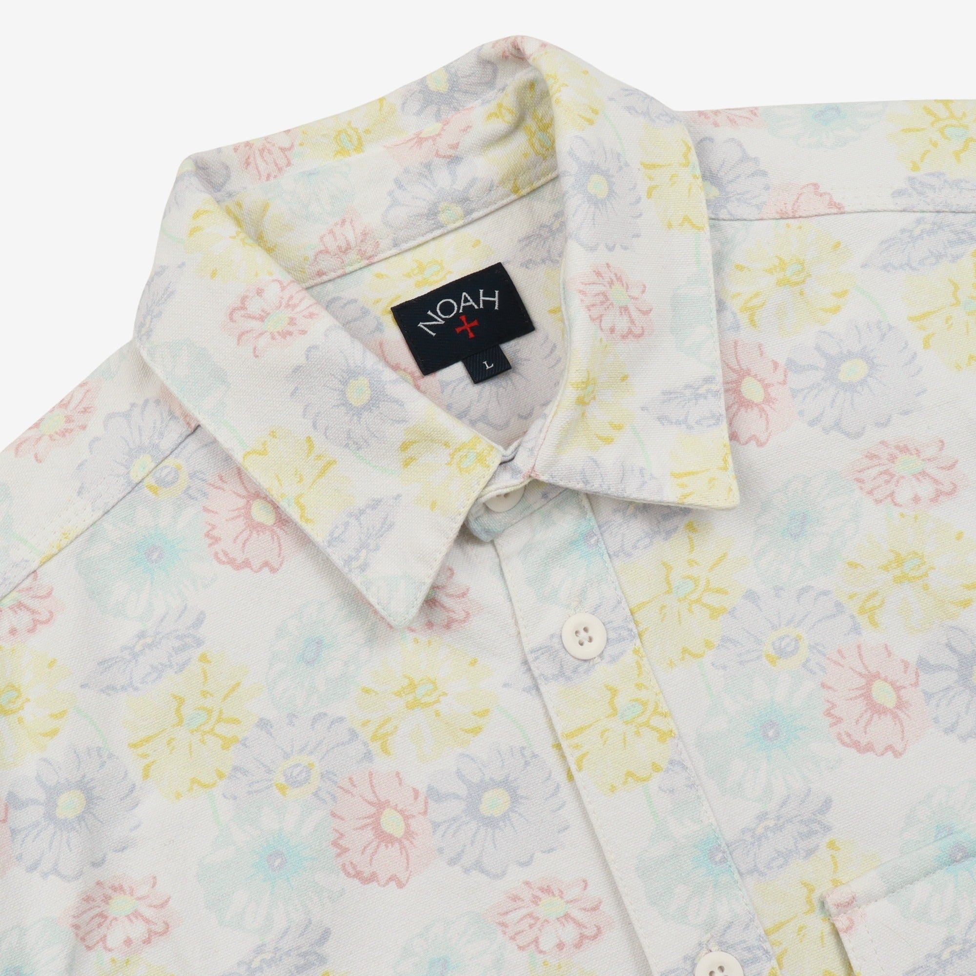 Floral Print Work Shirt