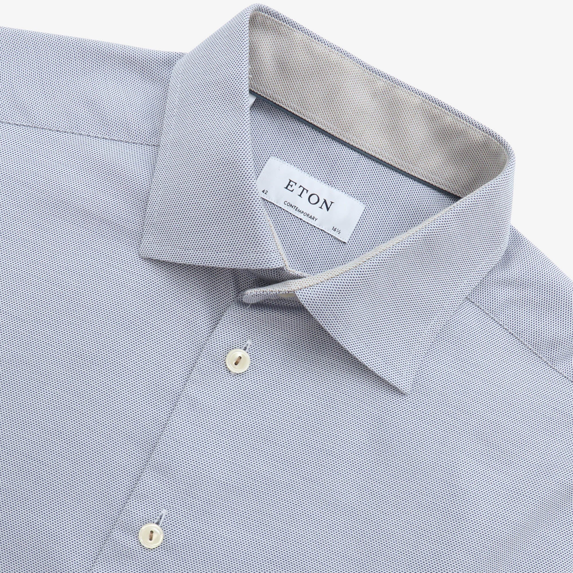 Textured Twill Contemporary Fit Shirt