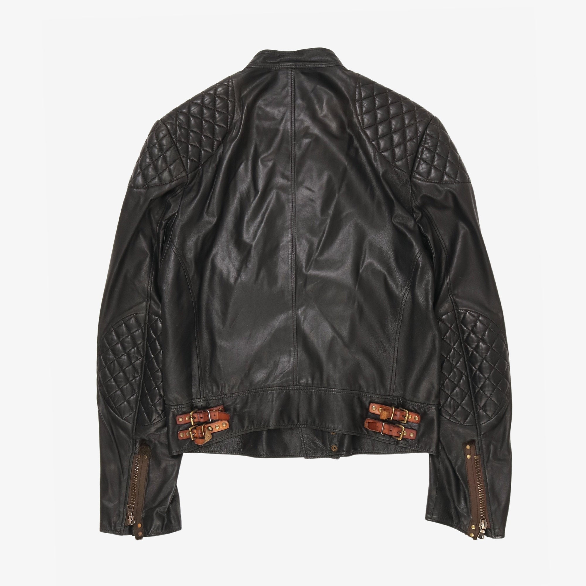 Leather Cafe Racer Jacket