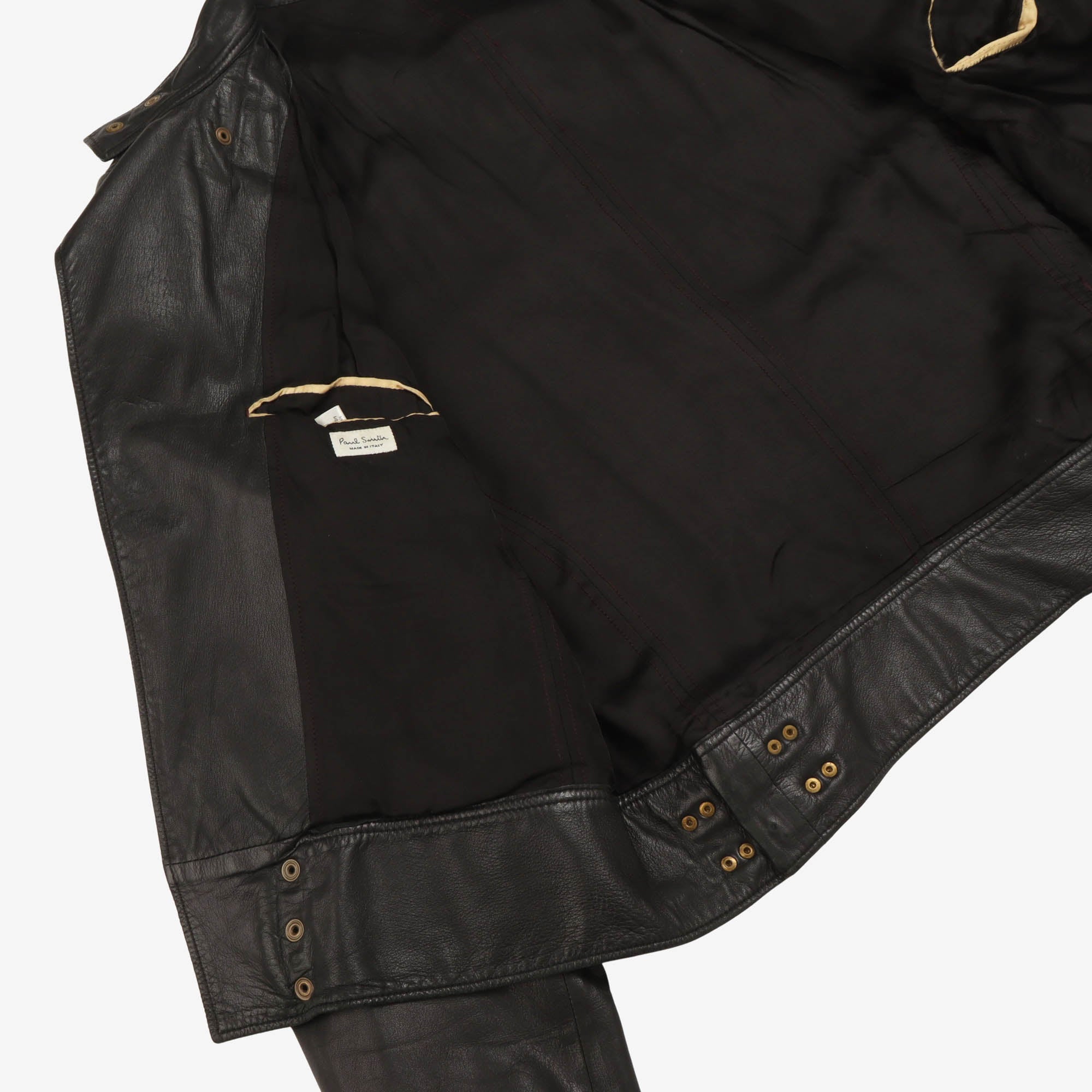 Leather Cafe Racer Jacket