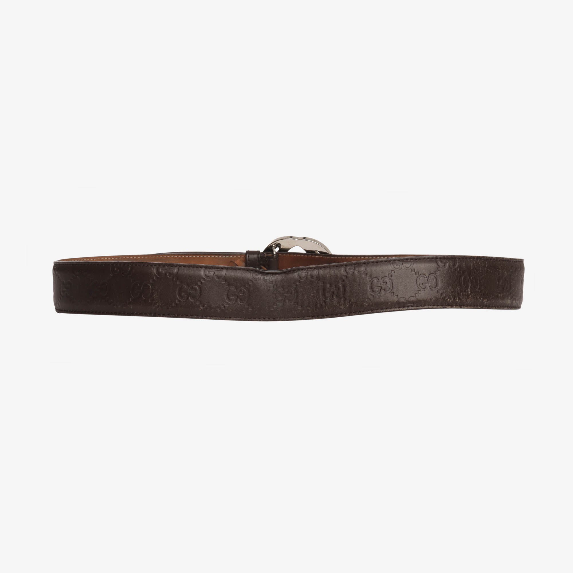 GG Leather Print Belt