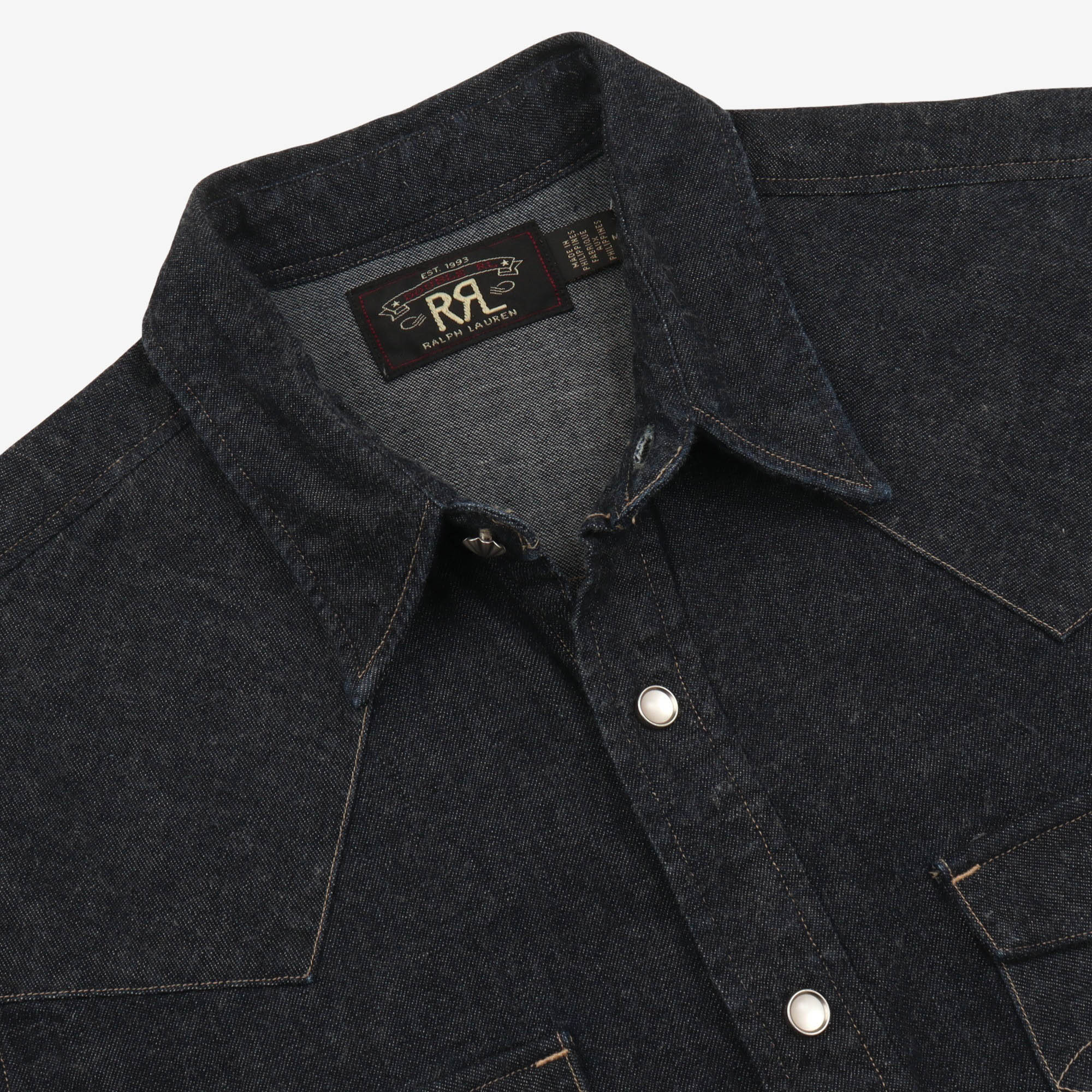 Slim Fit Western Denim Shirt