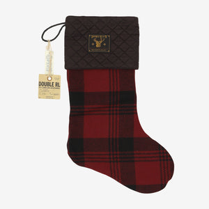 Plaid Wool 18" Christmas Stocking