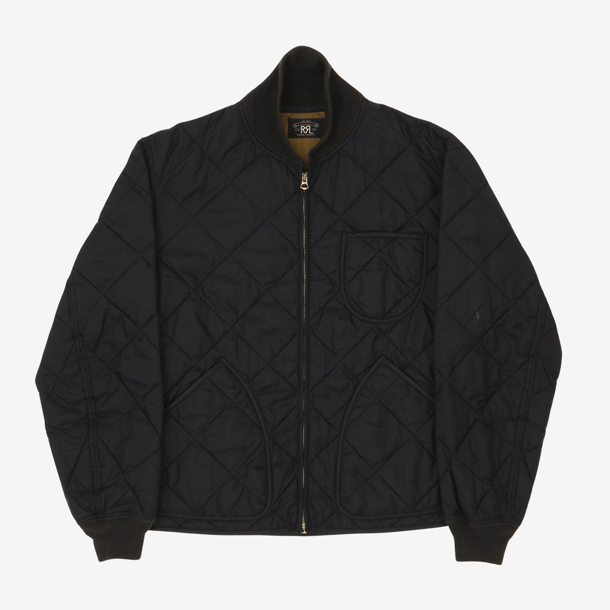 Quilted Bomber Jacket