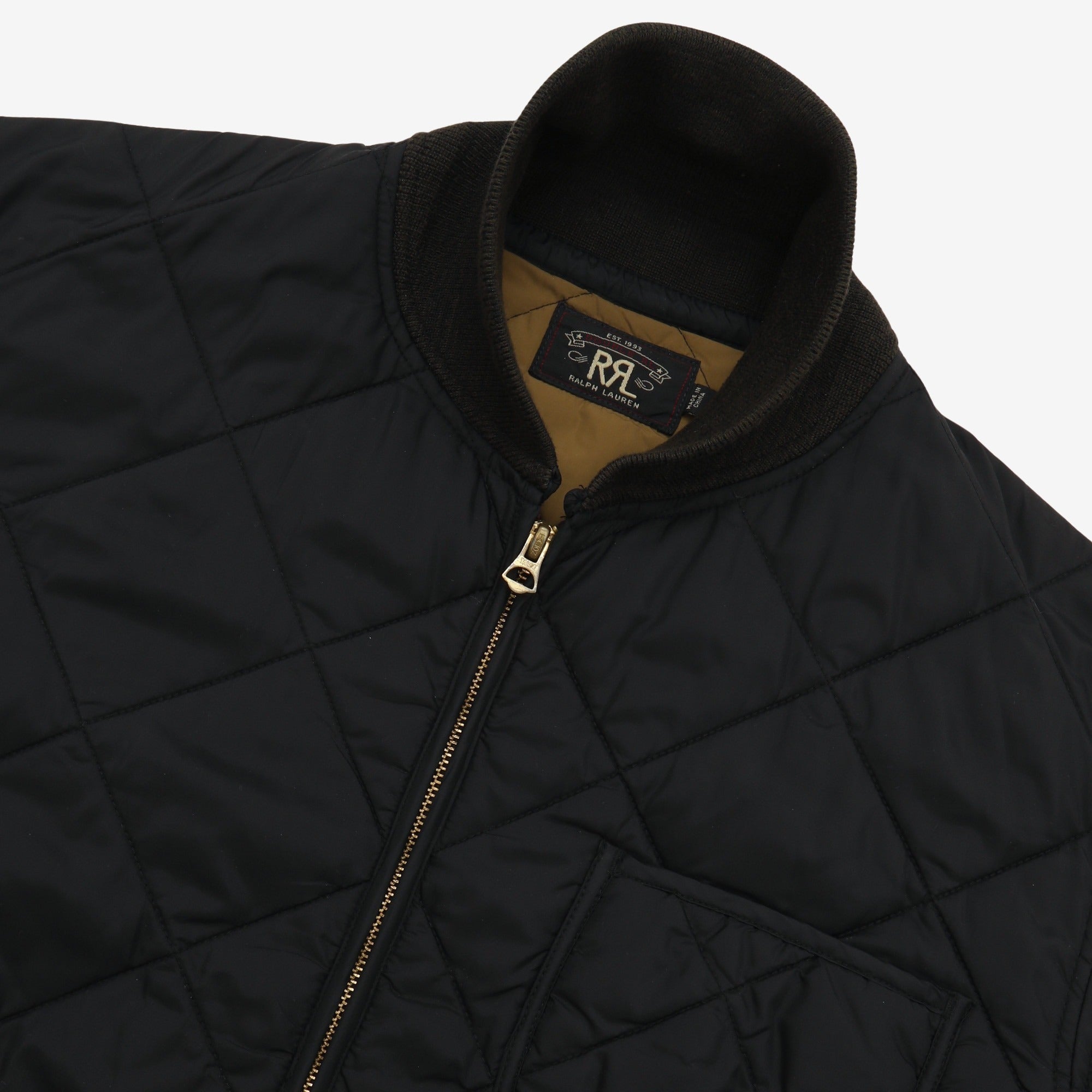 Quilted Bomber Jacket