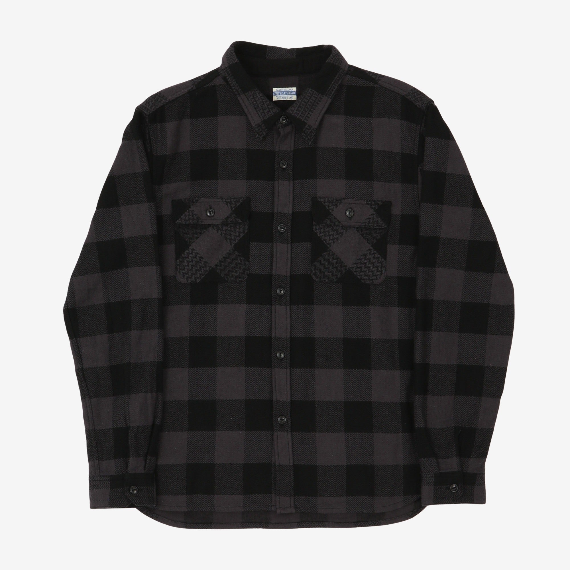 Block Check Work Flannel Shirt