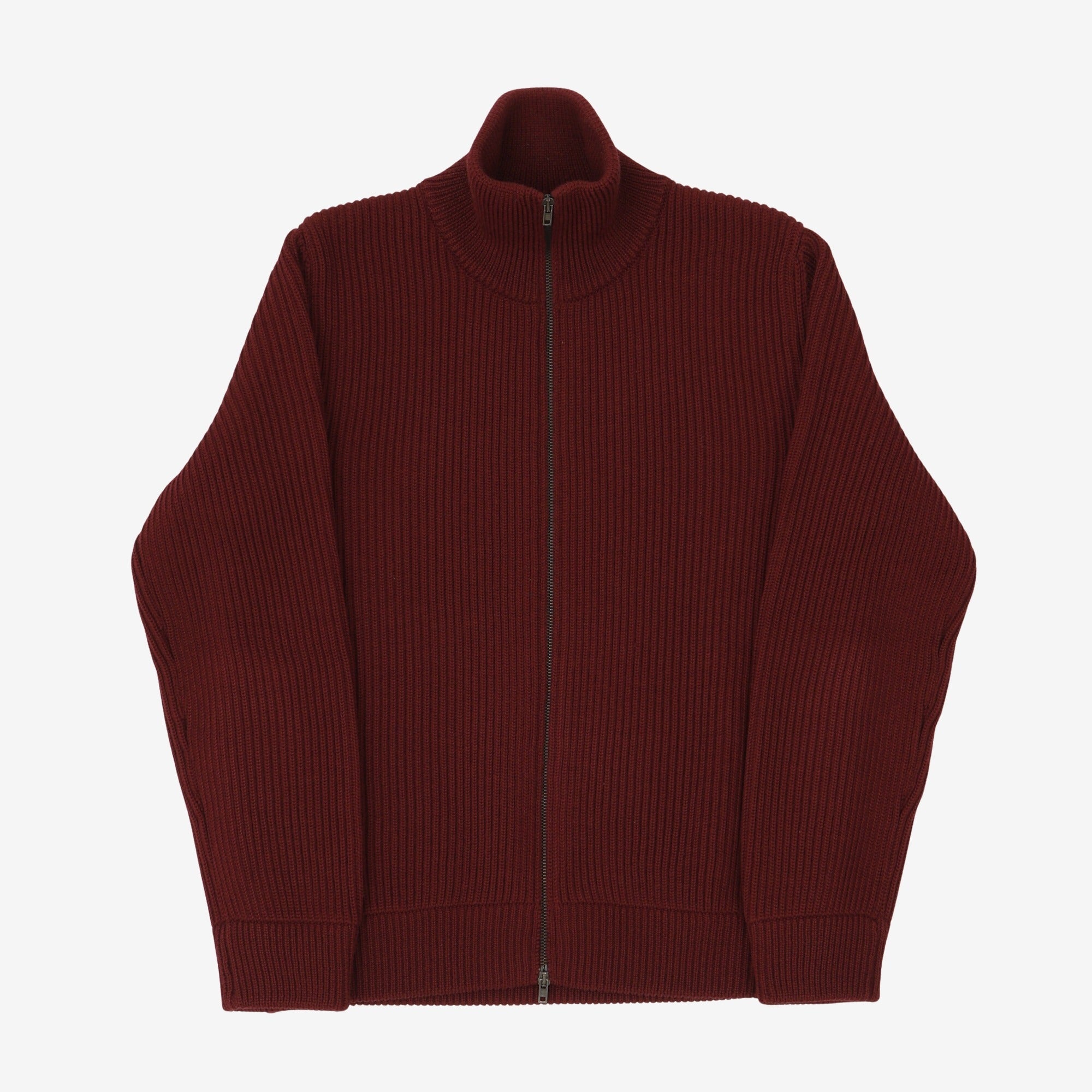 Wool Full Zip Sweater