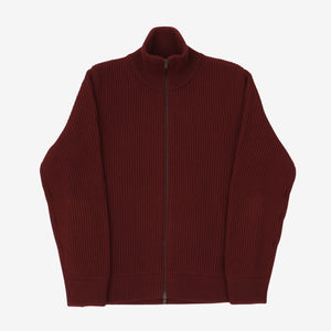 Wool Full Zip Sweater