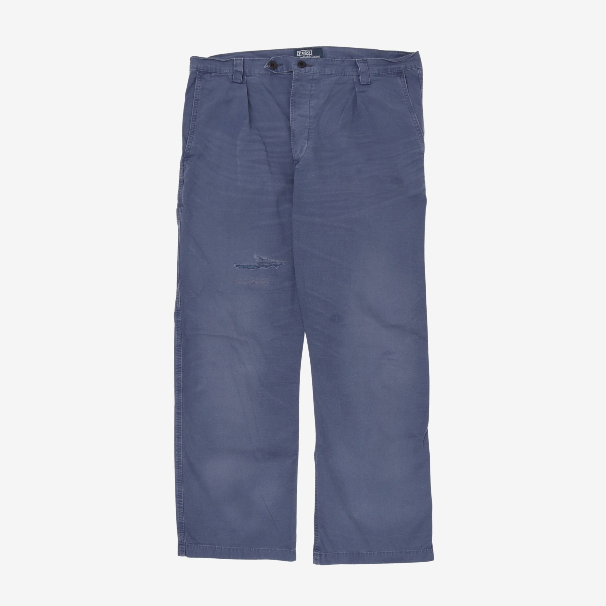 067 Distressed Work Trousers