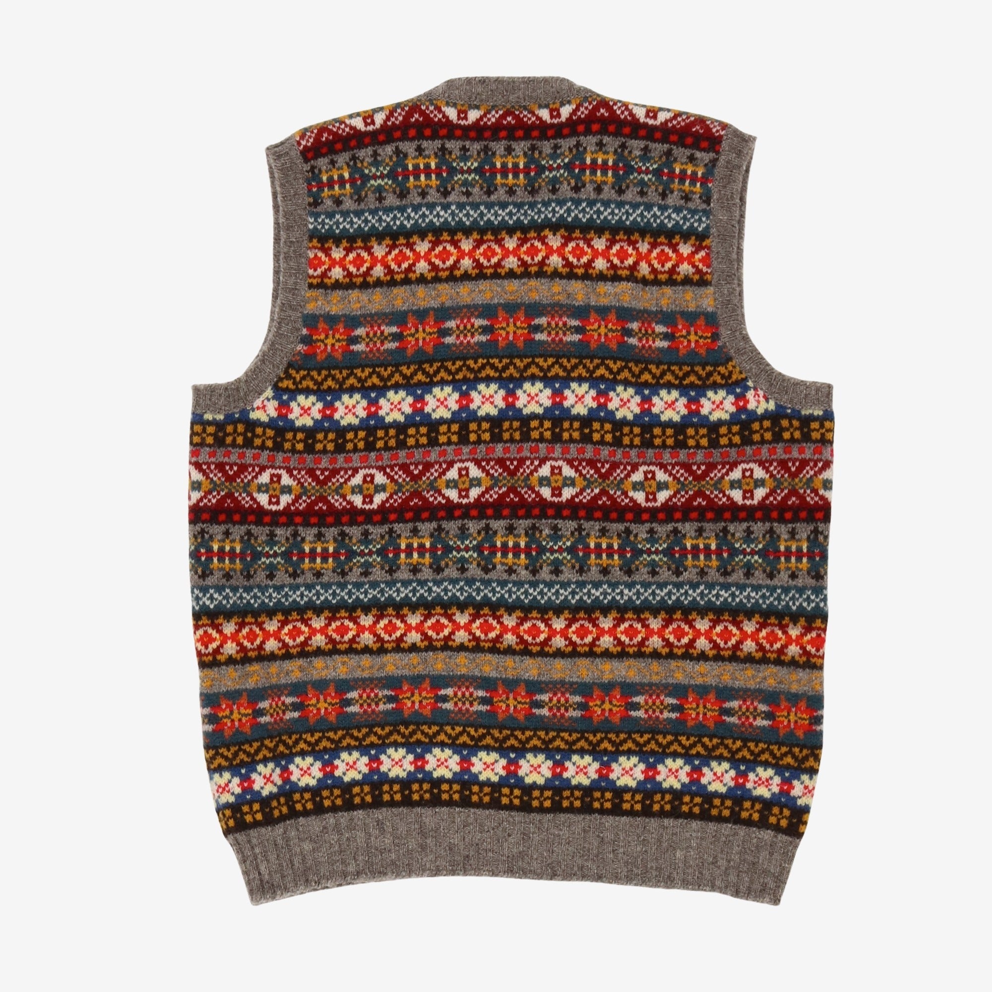 Fair Isle V-Neck Vest