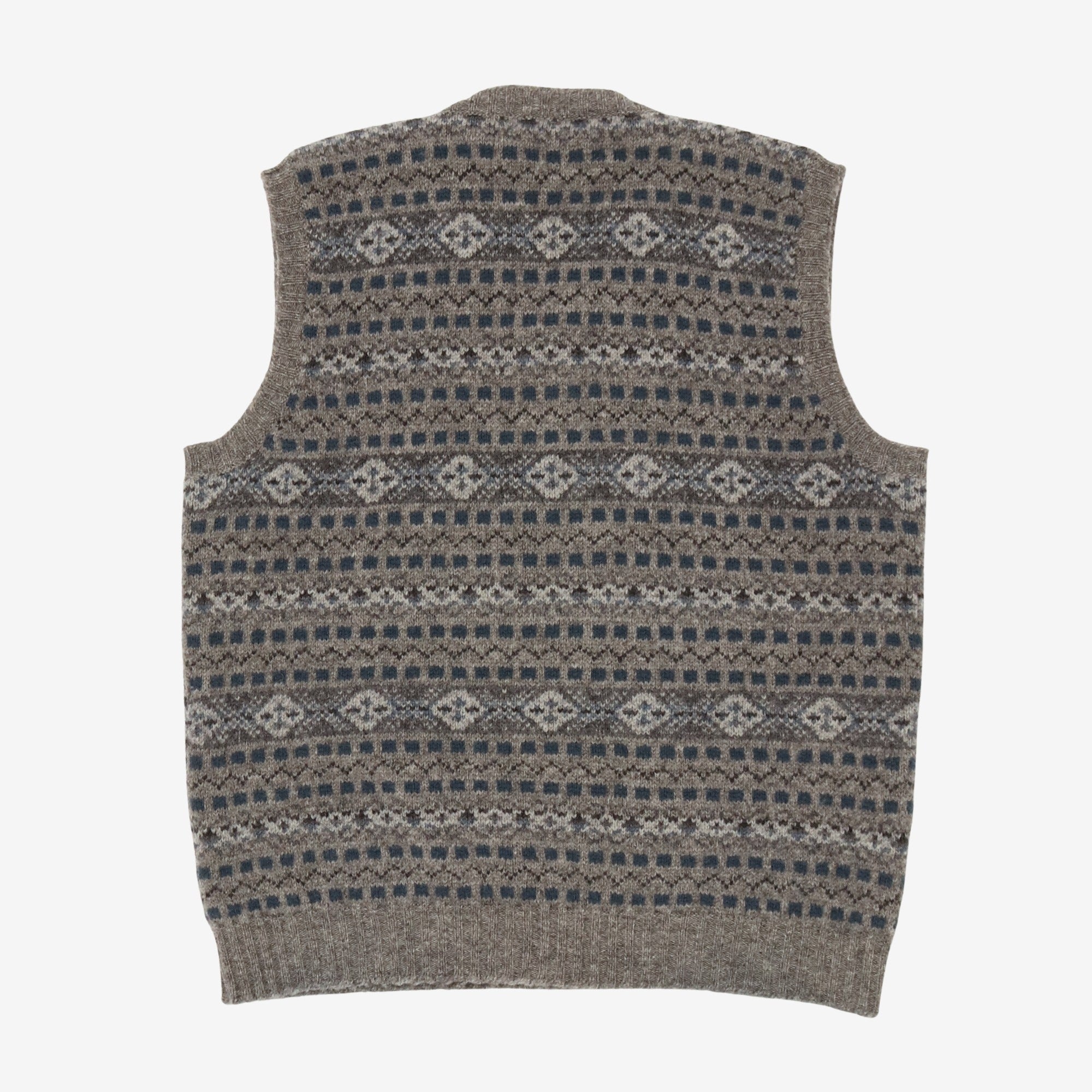 Fair Isle V-Neck Vest