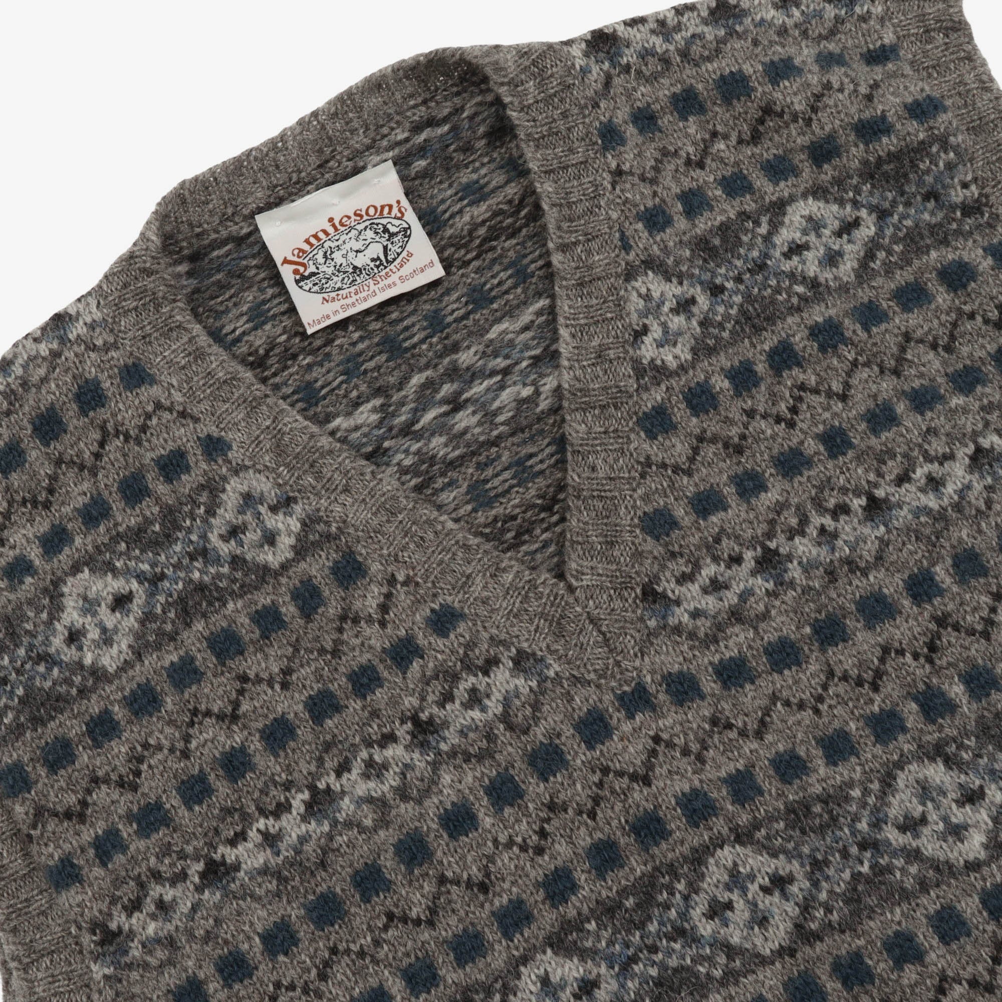 Fair Isle V-Neck Vest