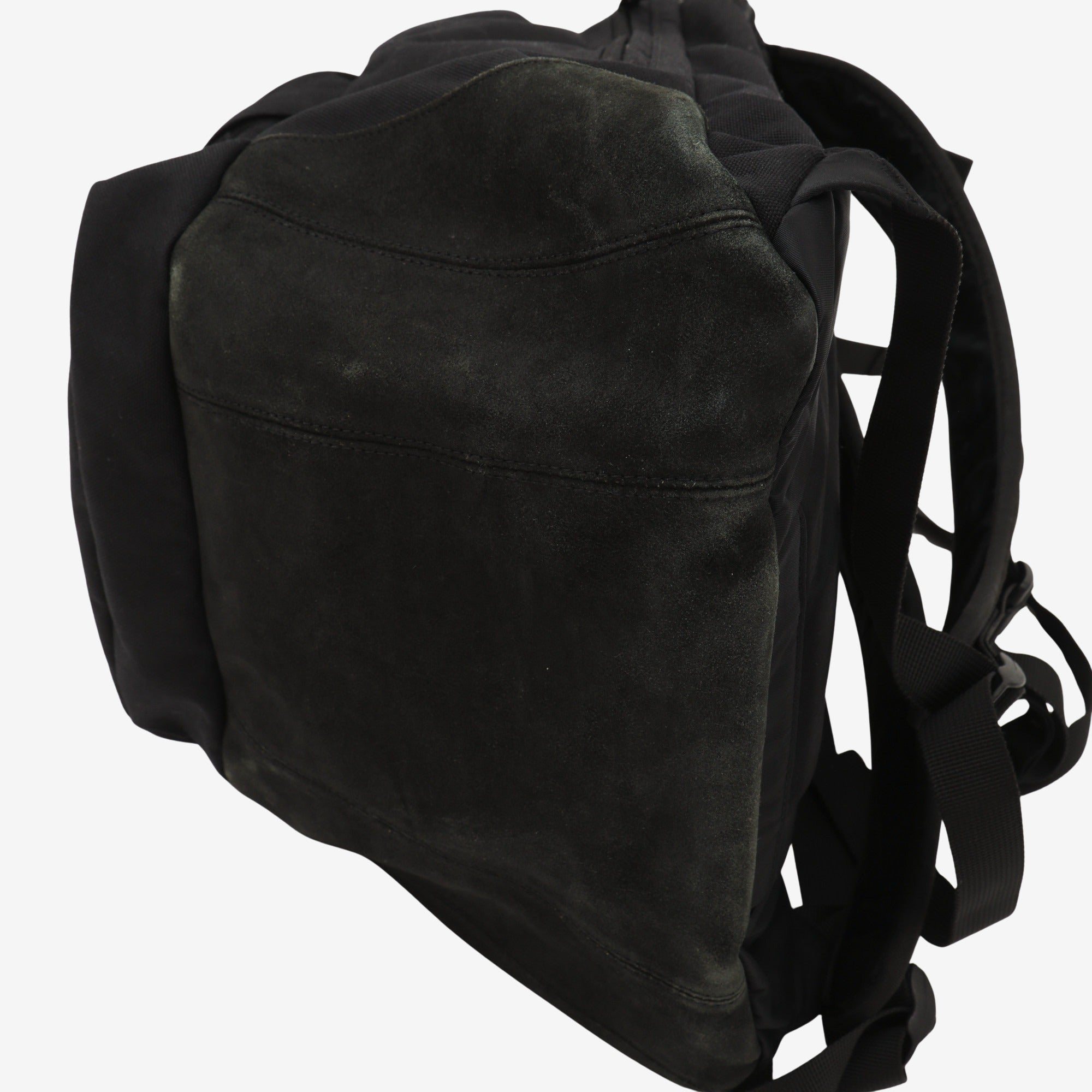 22L Suede-Trimmed Backpack