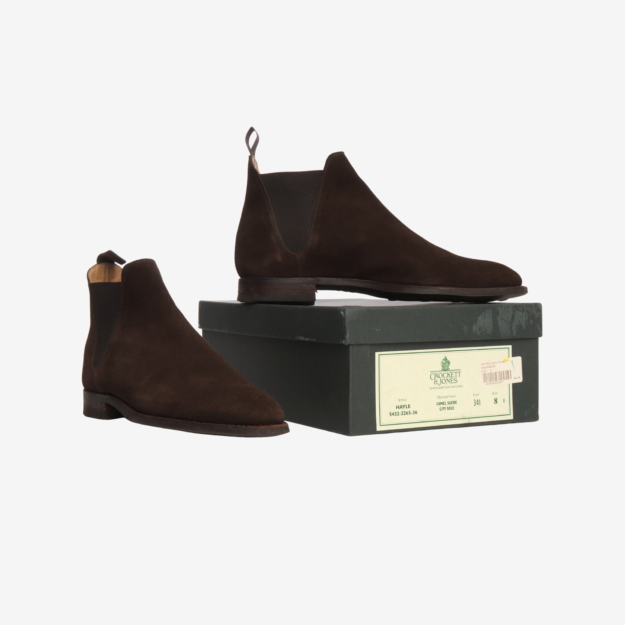 Suede Hayle Chelsea Boots + Trees