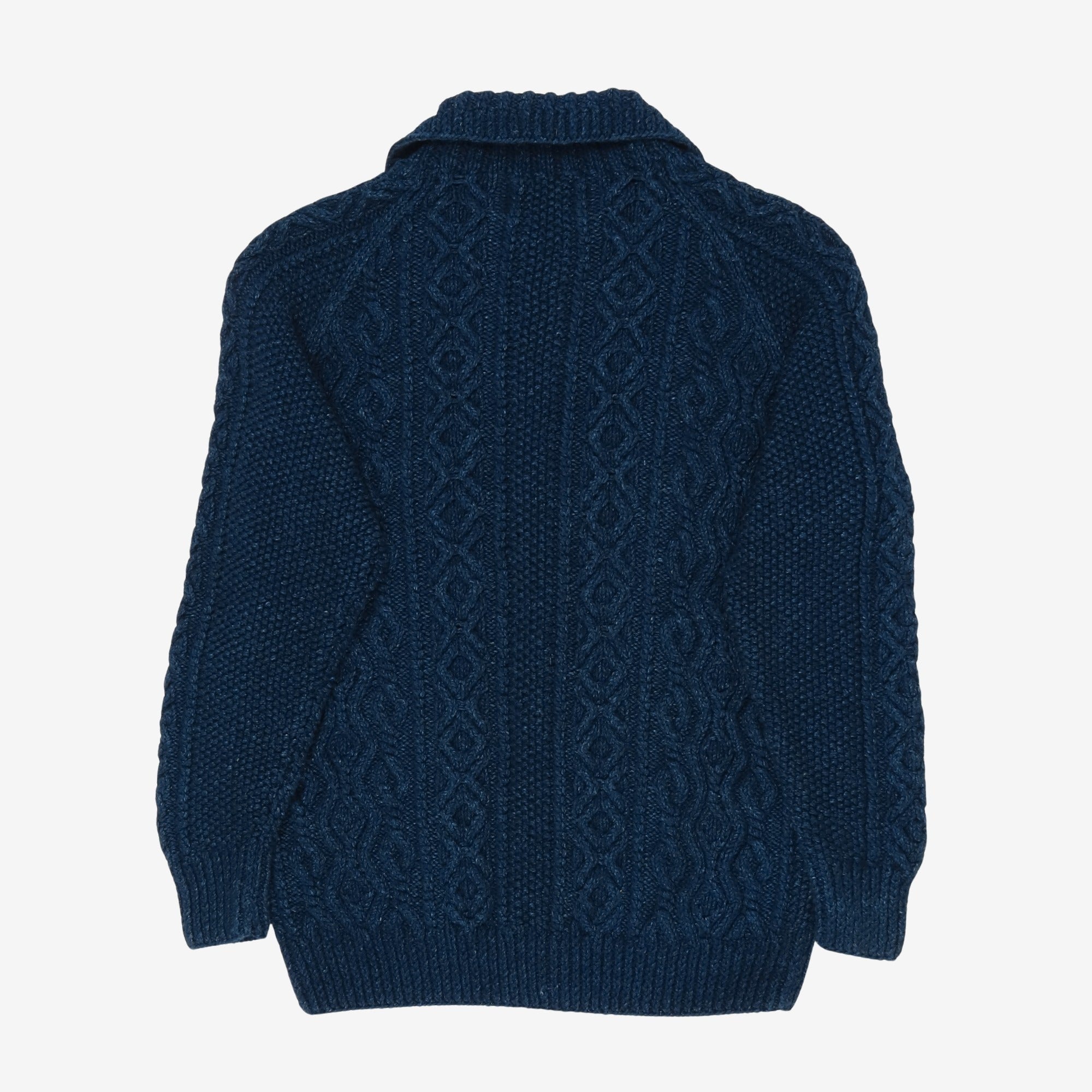 Heavyweight Cable Knit Cardigan