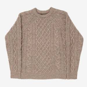 Cable Knit Wool Sweater