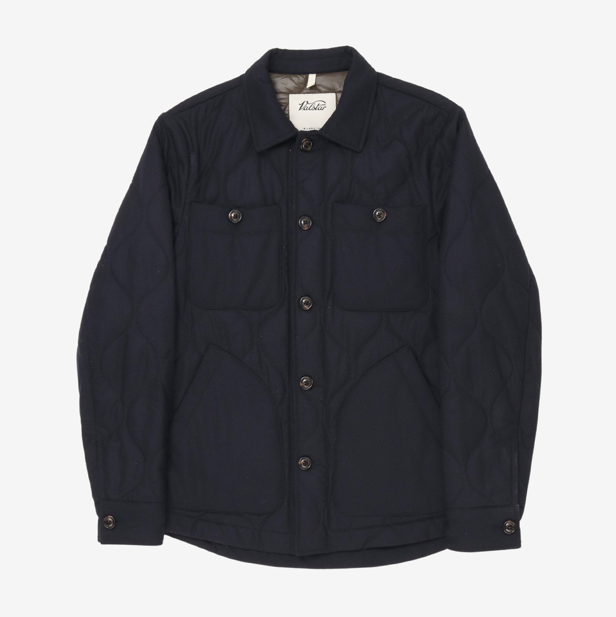 Wool Quilted Overshirt