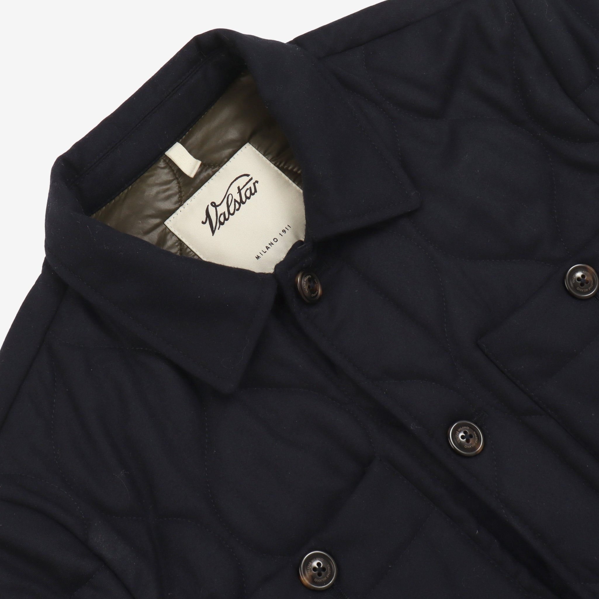 Wool Quilted Overshirt