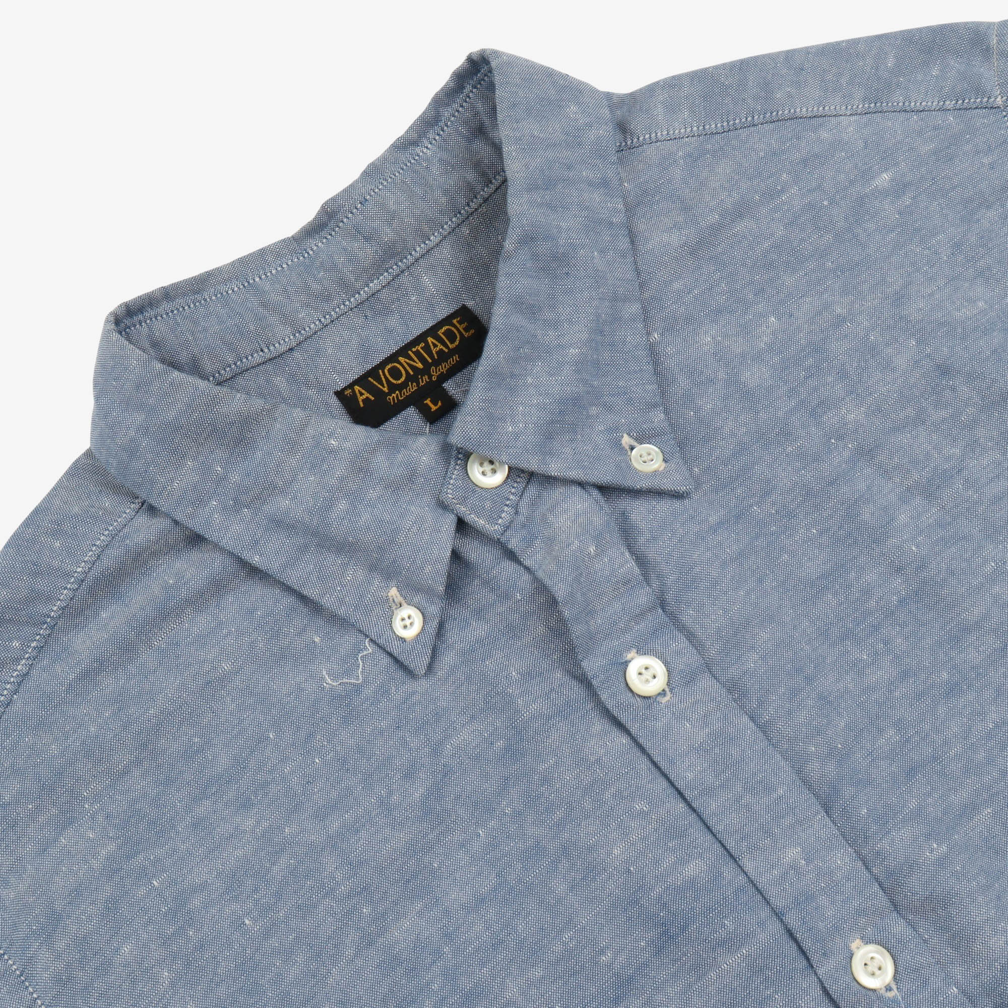 Linen Blend Chambray Shirt