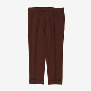 Regular Fit Wool Trousers