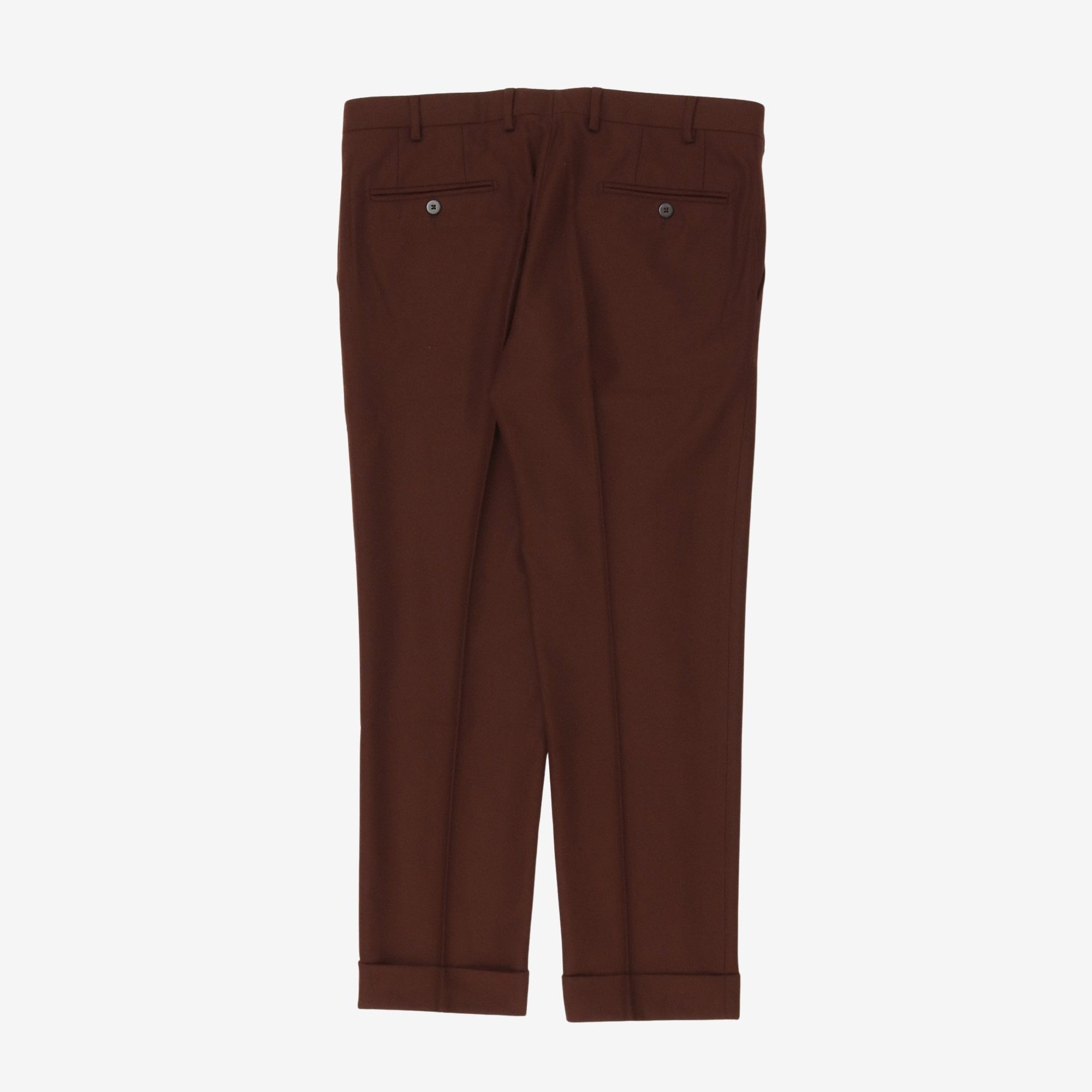 Regular Fit Wool Trousers