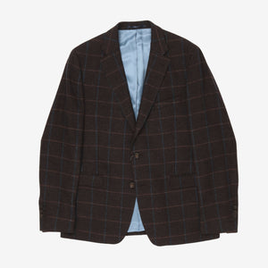 Wool Check Blazer