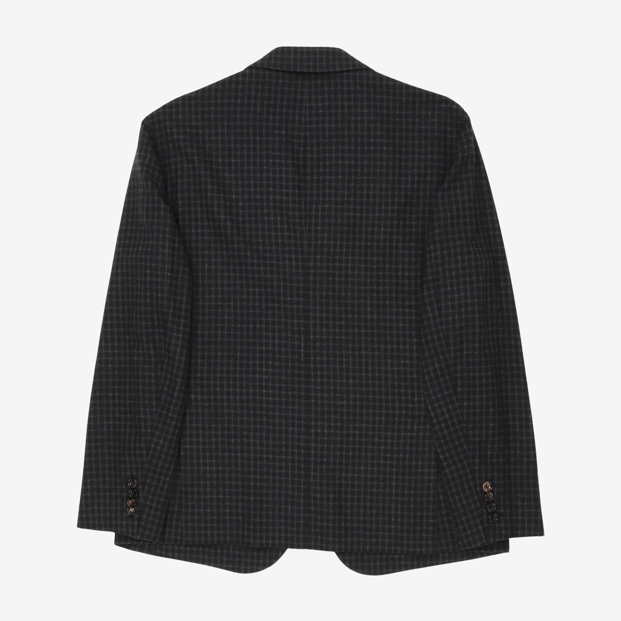 Wool Check Blazer