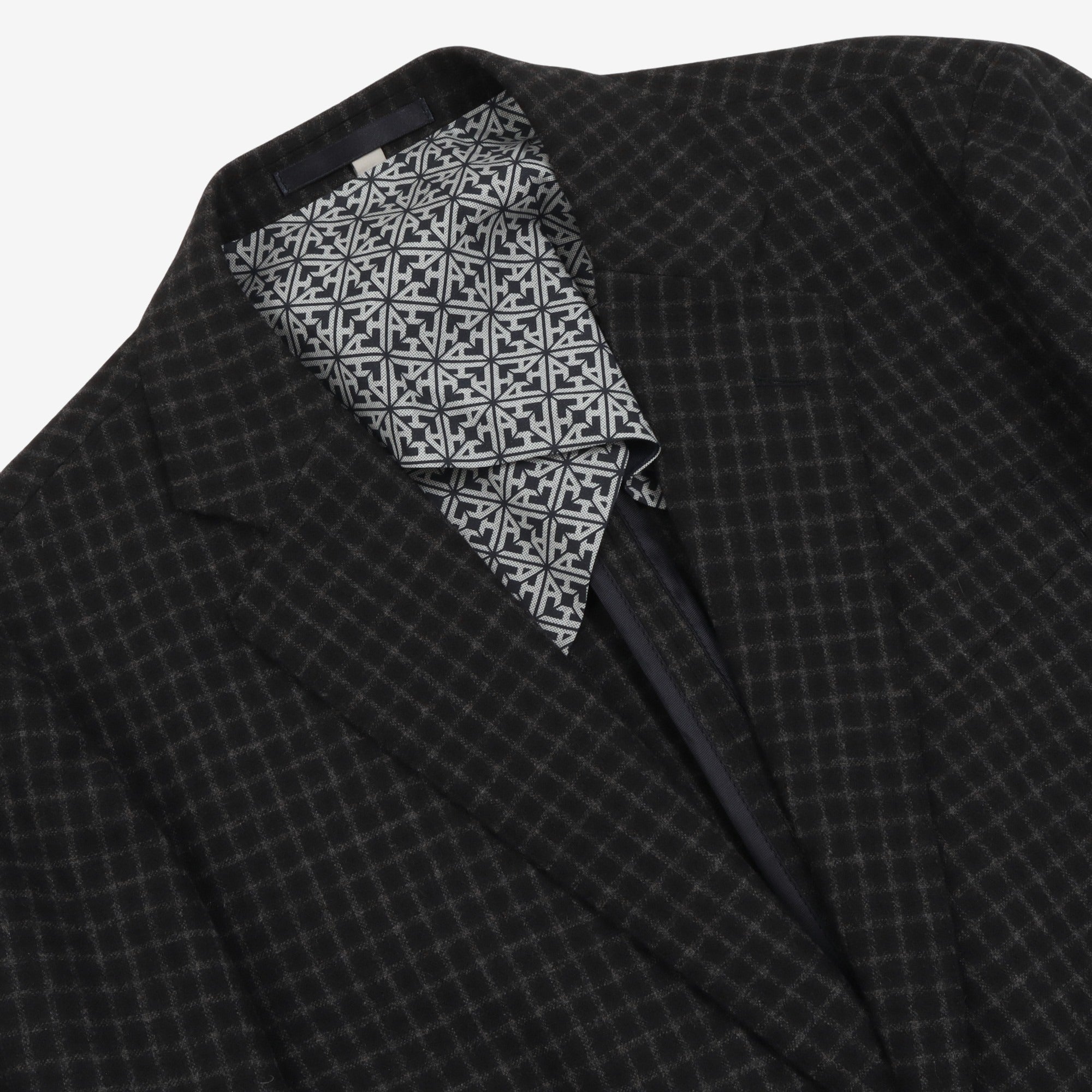 Wool Check Blazer