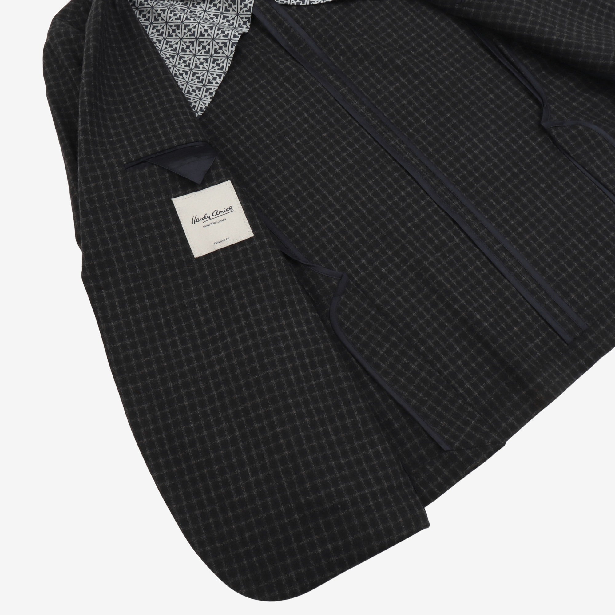 Wool Check Blazer