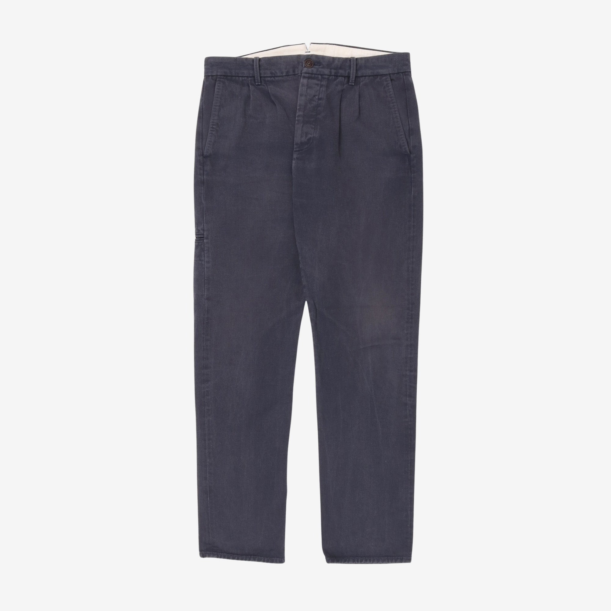 Pleated Twill Pant