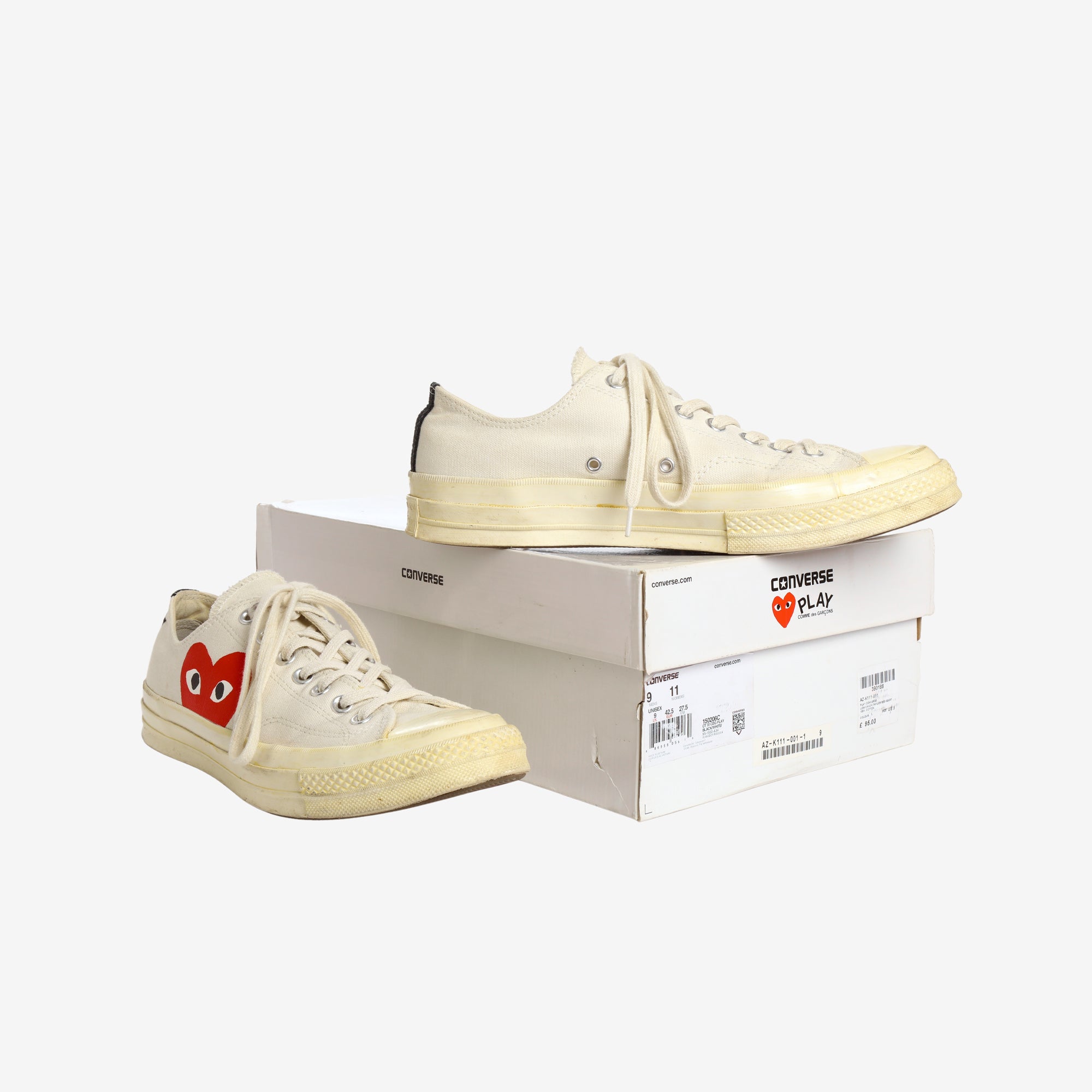 CDG PLAY Low Chuck Taylors