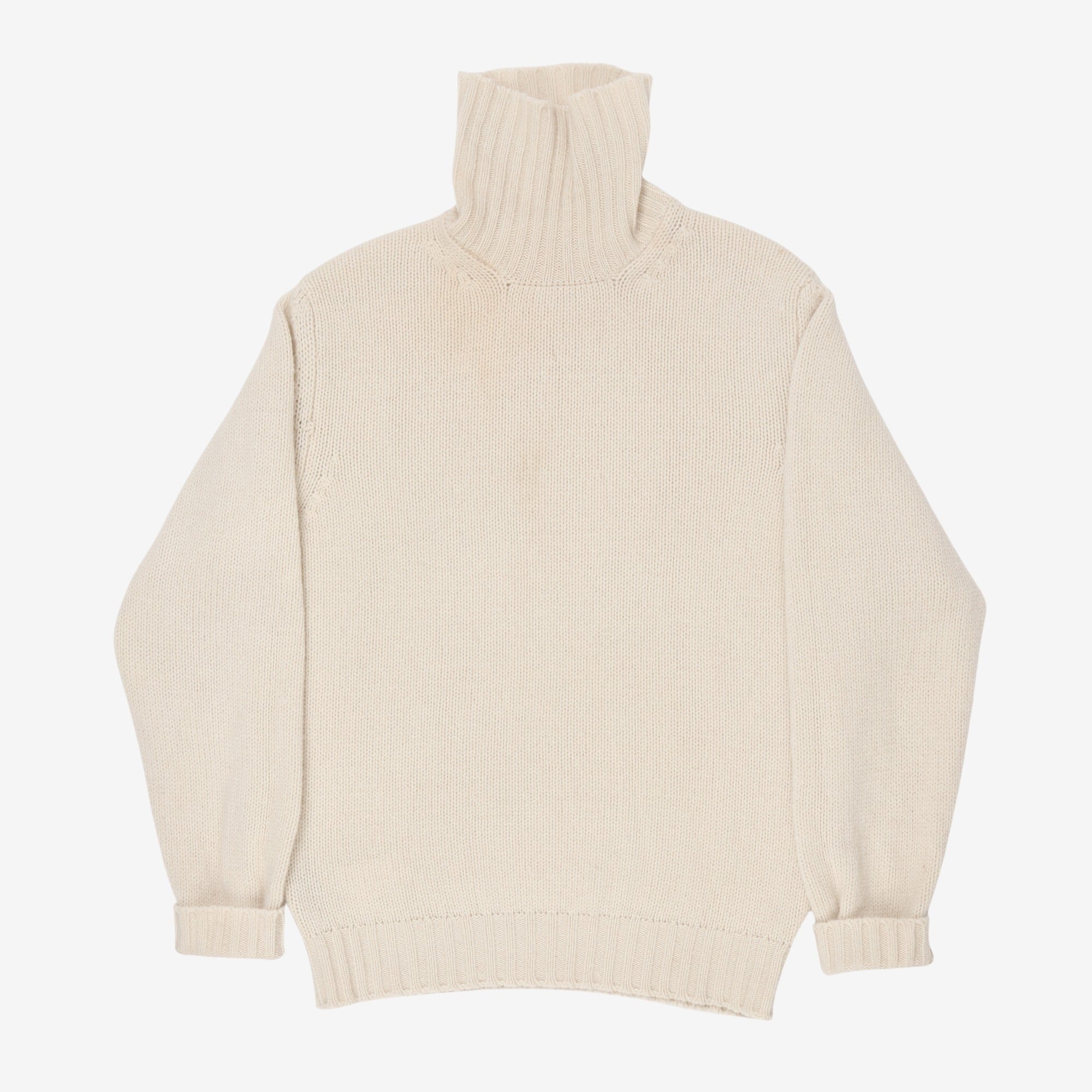 Lambswool Roll Neck Sweater