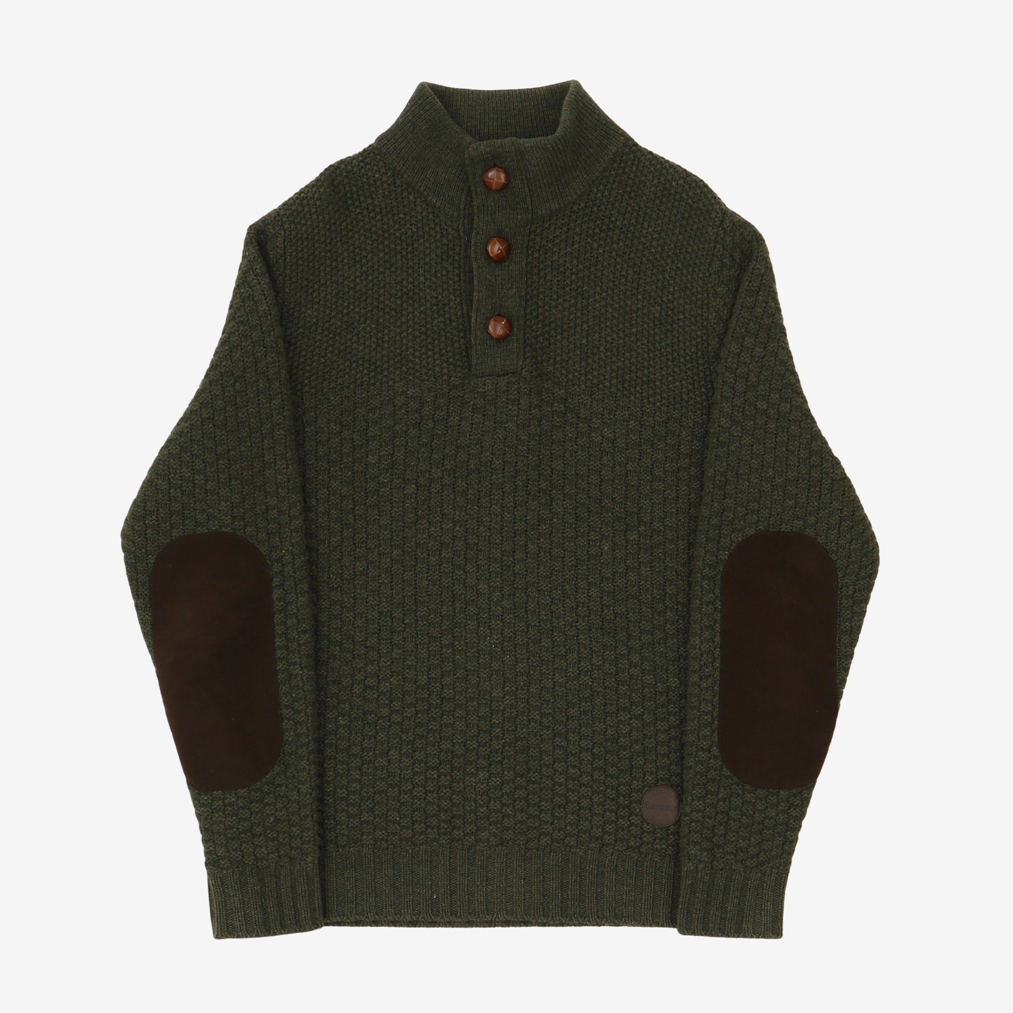 Moss Field Button Sweater