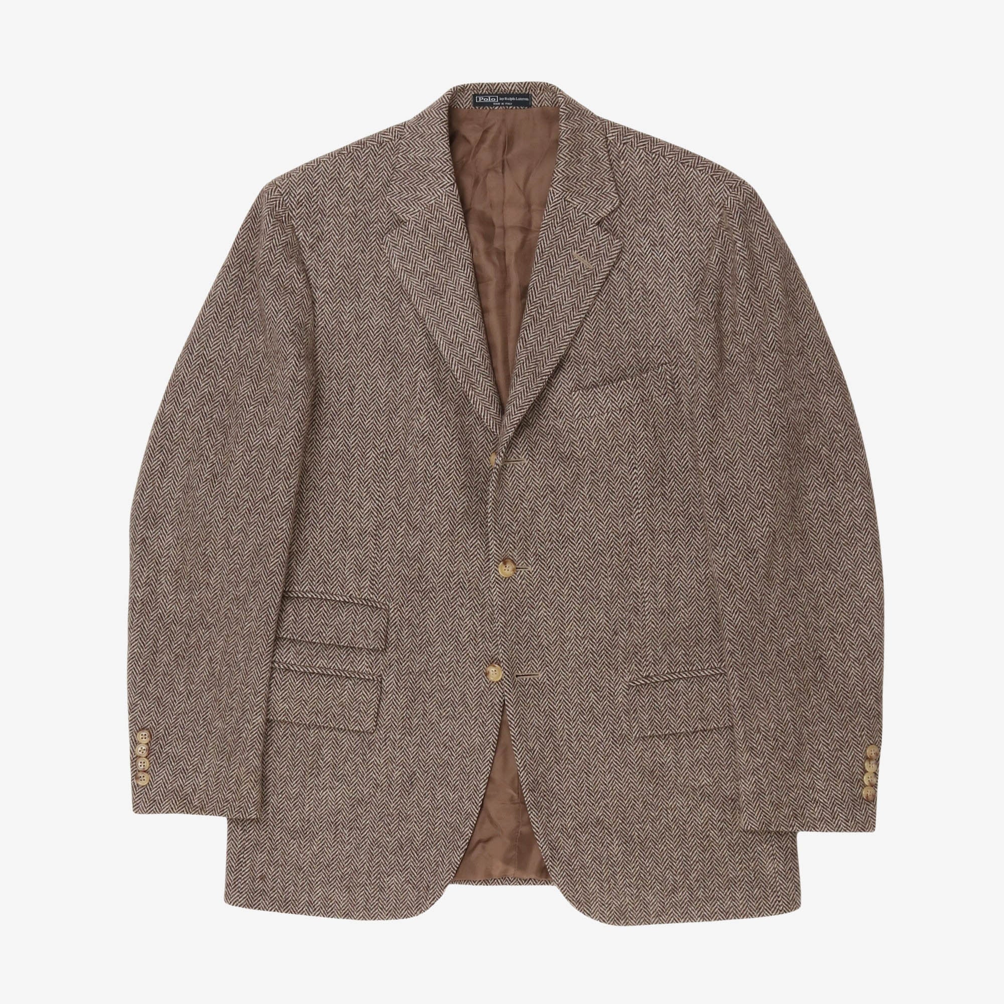 Herringbone Wool Sports Jacket