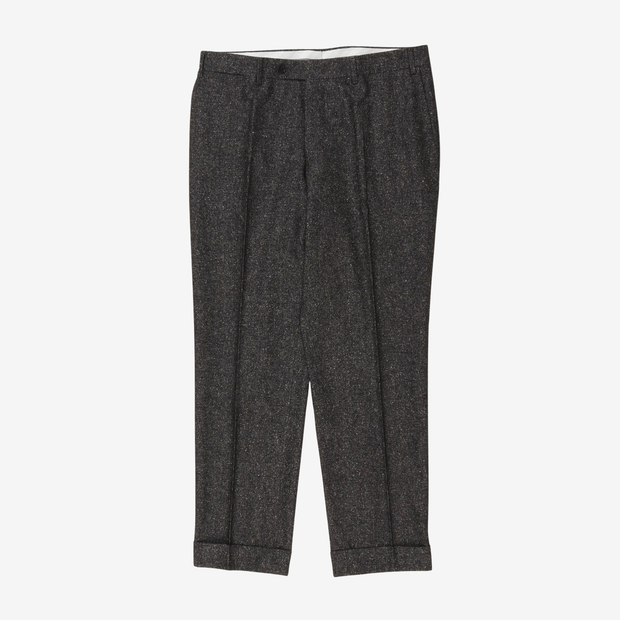 Wool Pleated Trouser