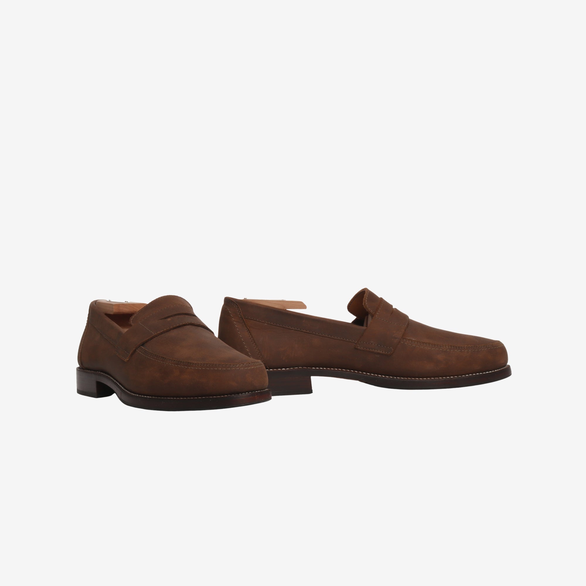 Leather Penny Loafers + Trees