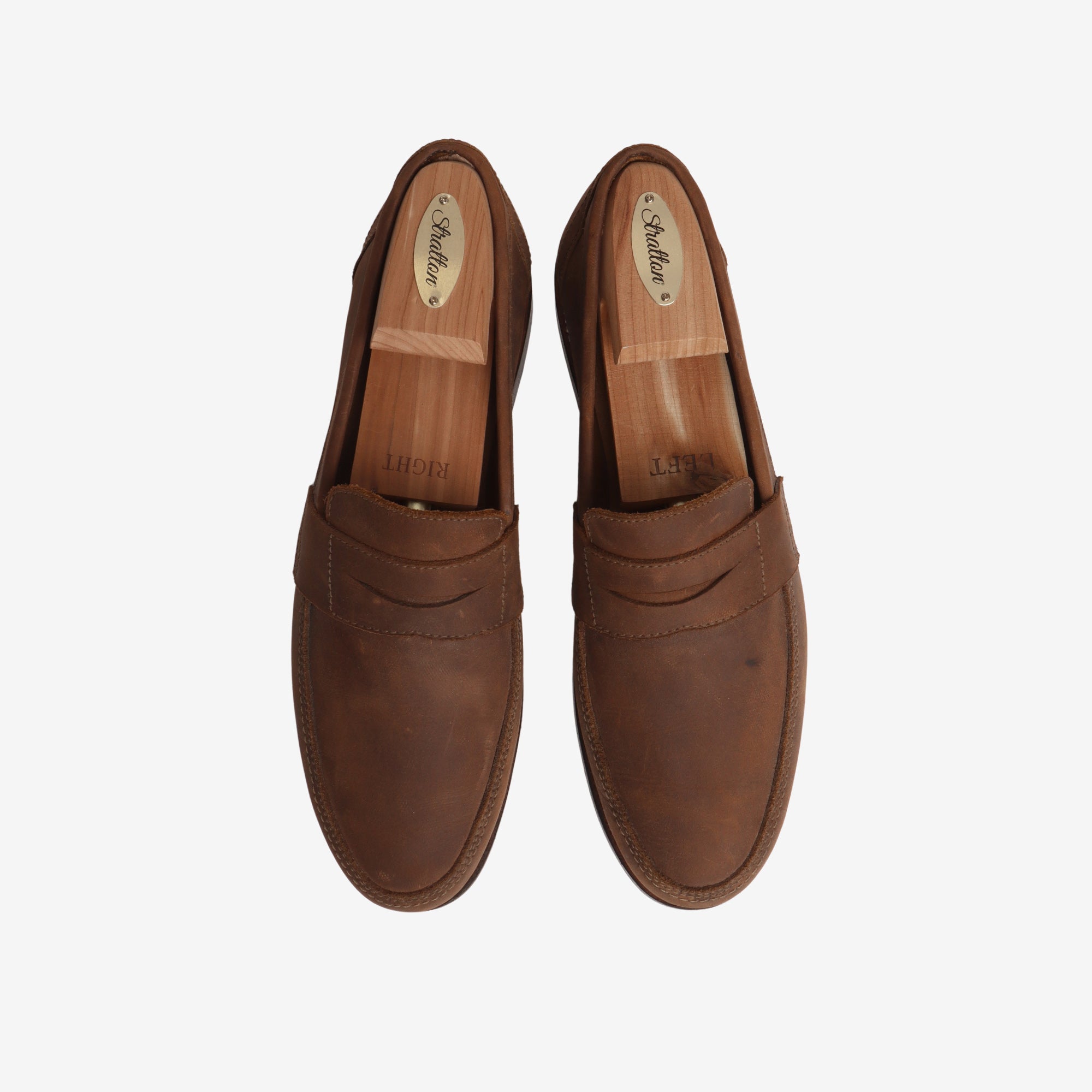 Leather Penny Loafers + Trees