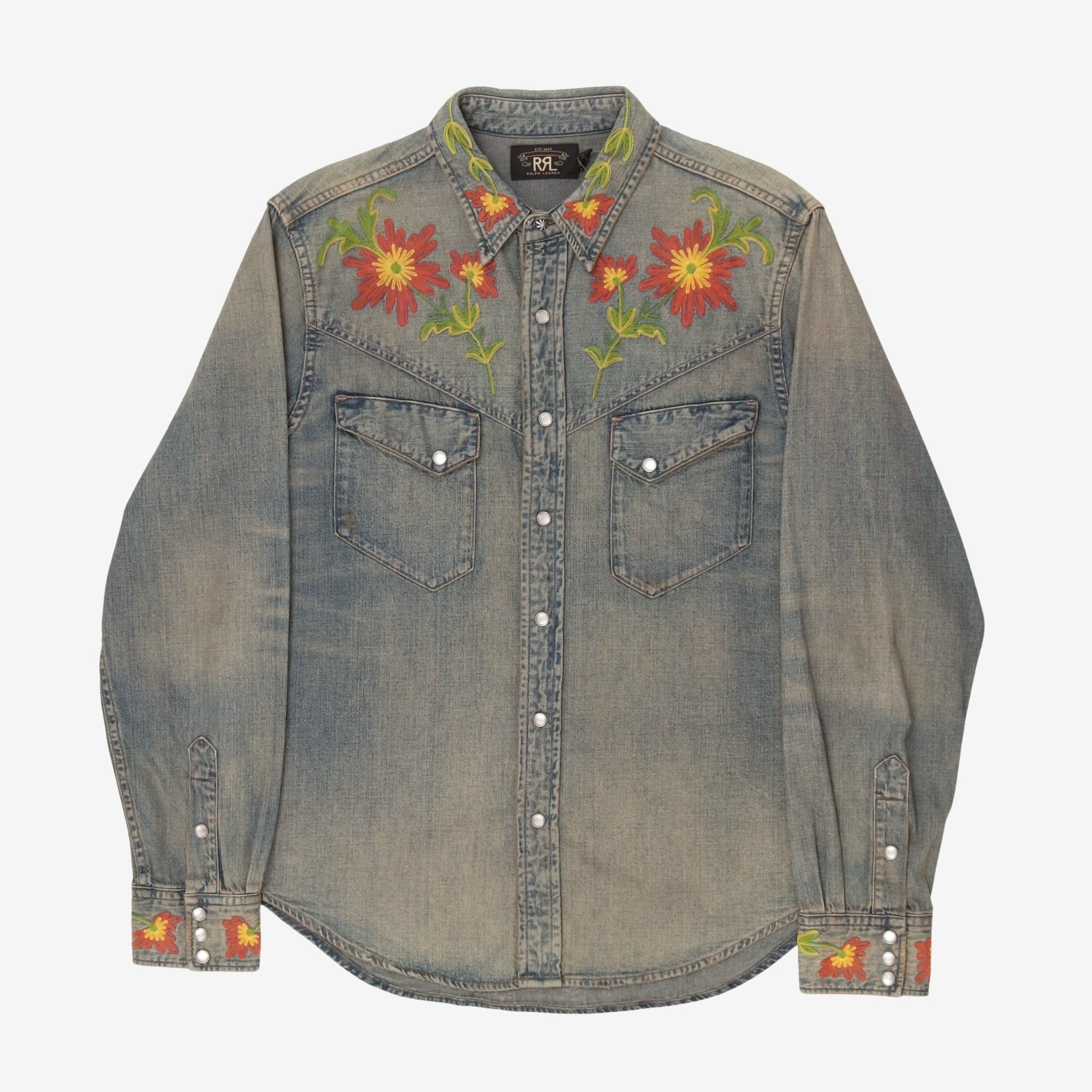 Embroidered Western Shirt