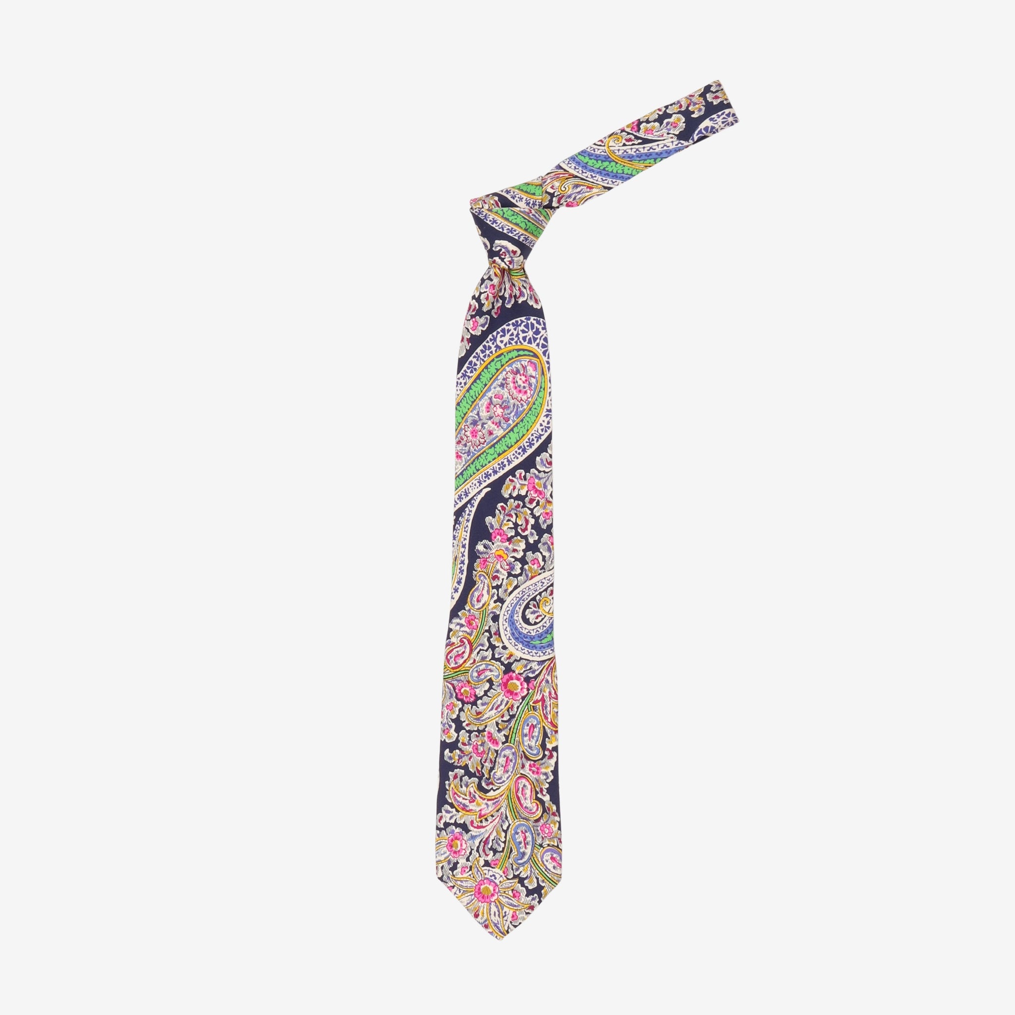 Purple Label Paisley Silk Tie